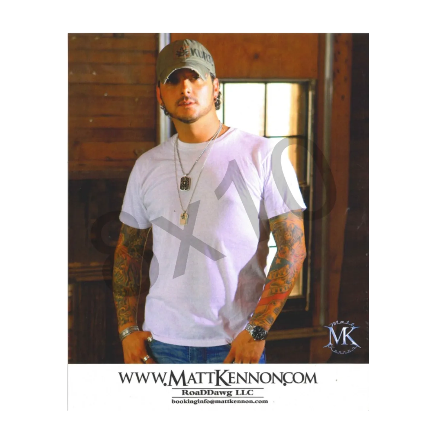 Matt Kennon 8x10- White Shirt