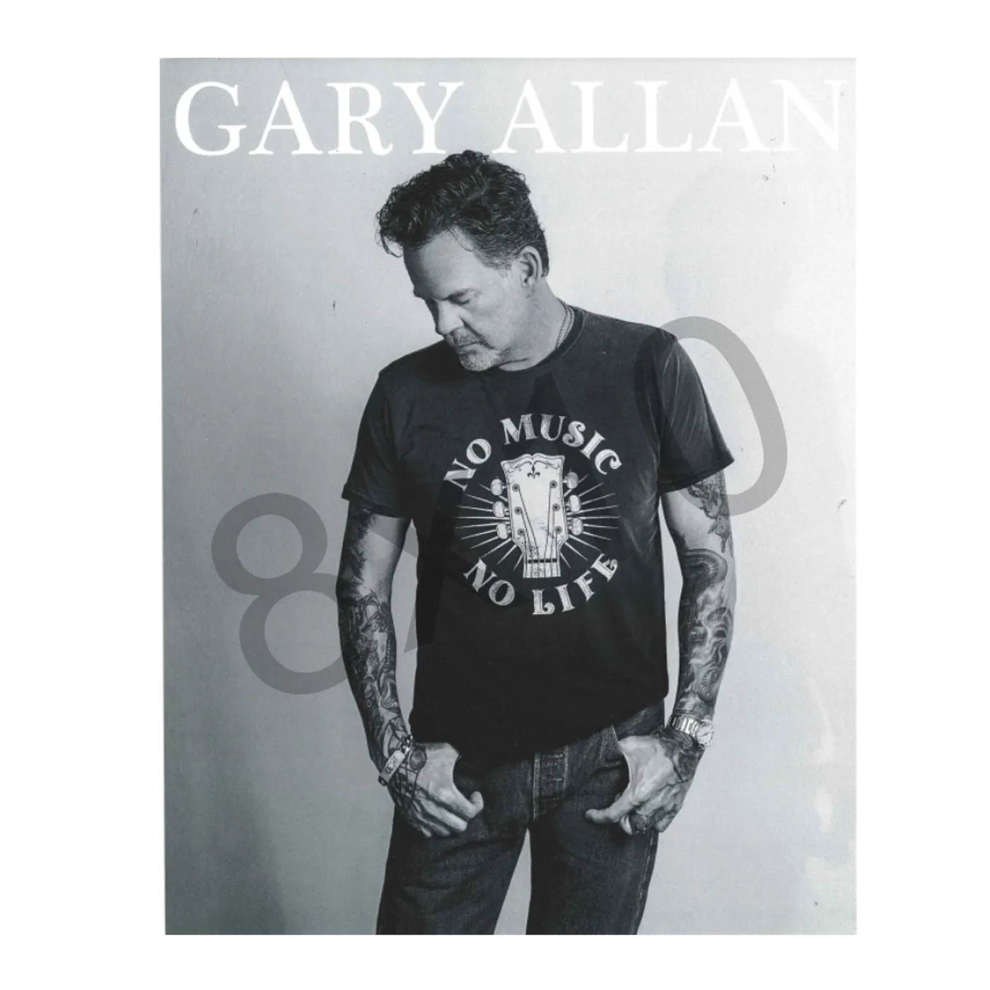 Gary Allan 8x10- No Music No Life