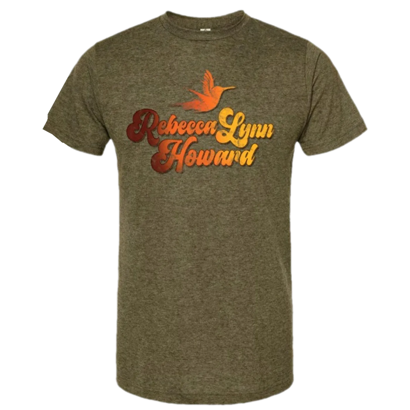 Rebecca Lynn Howard Heather Green Logo Tee