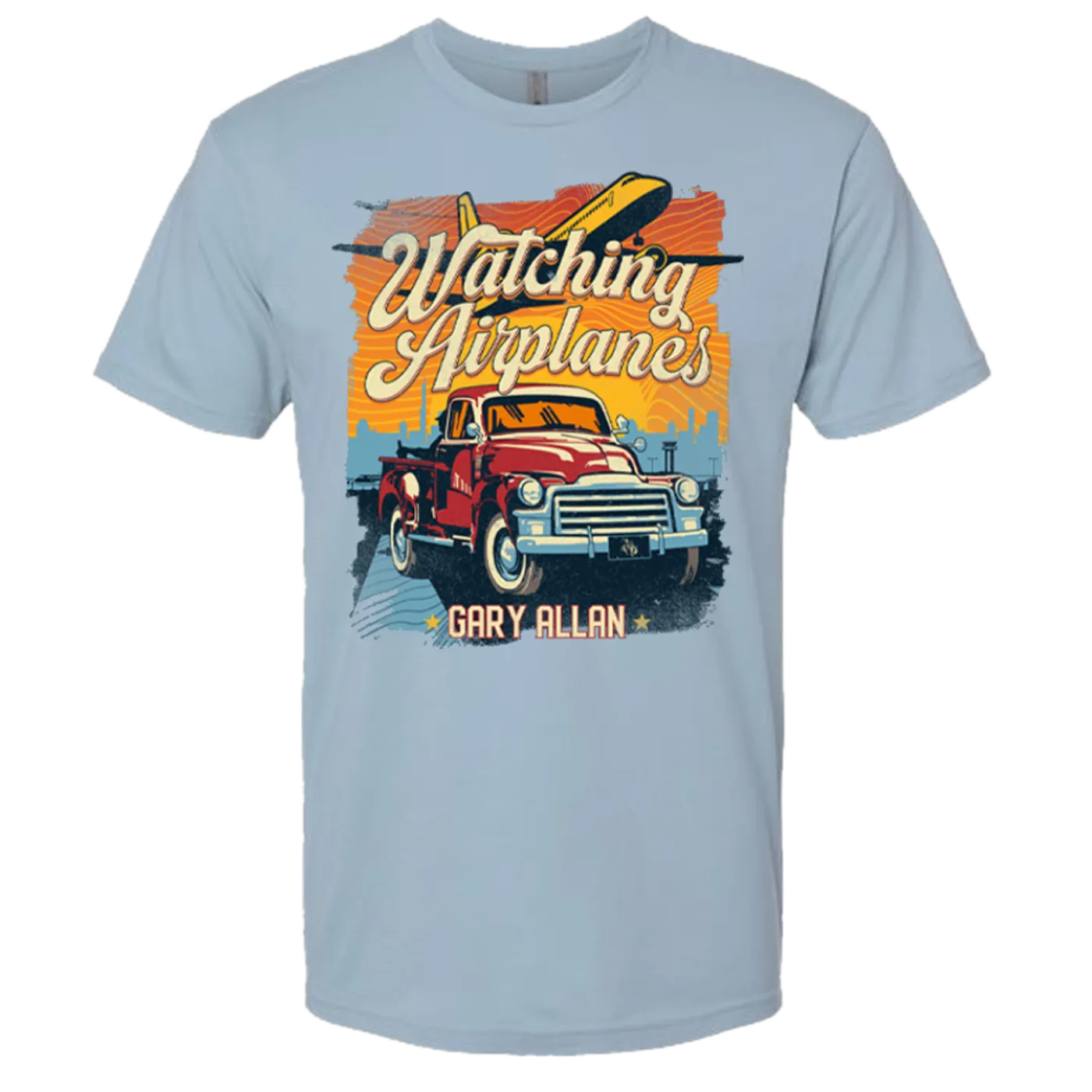 Gary Allan Blue Watching Airplanes Tee