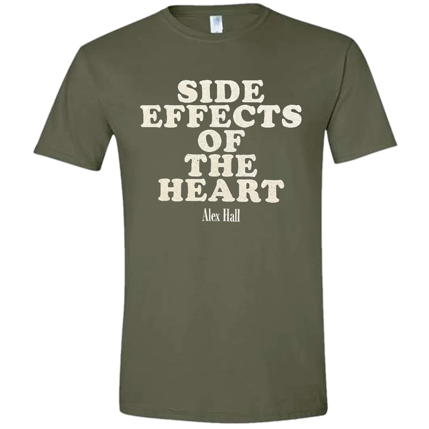 Alex Hall Military Green Side Effects of the Heart Tee