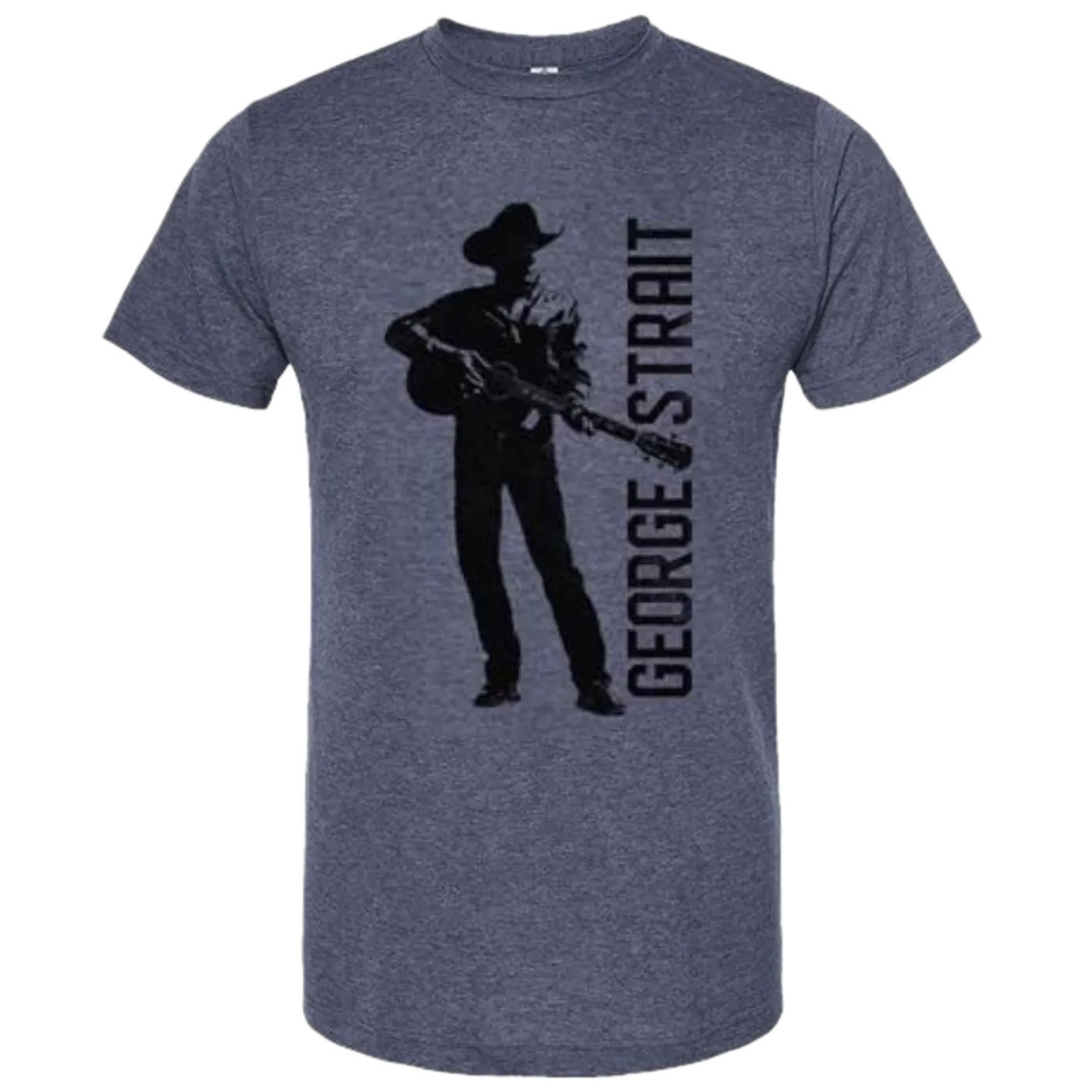 George Strait 2023 Heather Denim Silhouette Tee