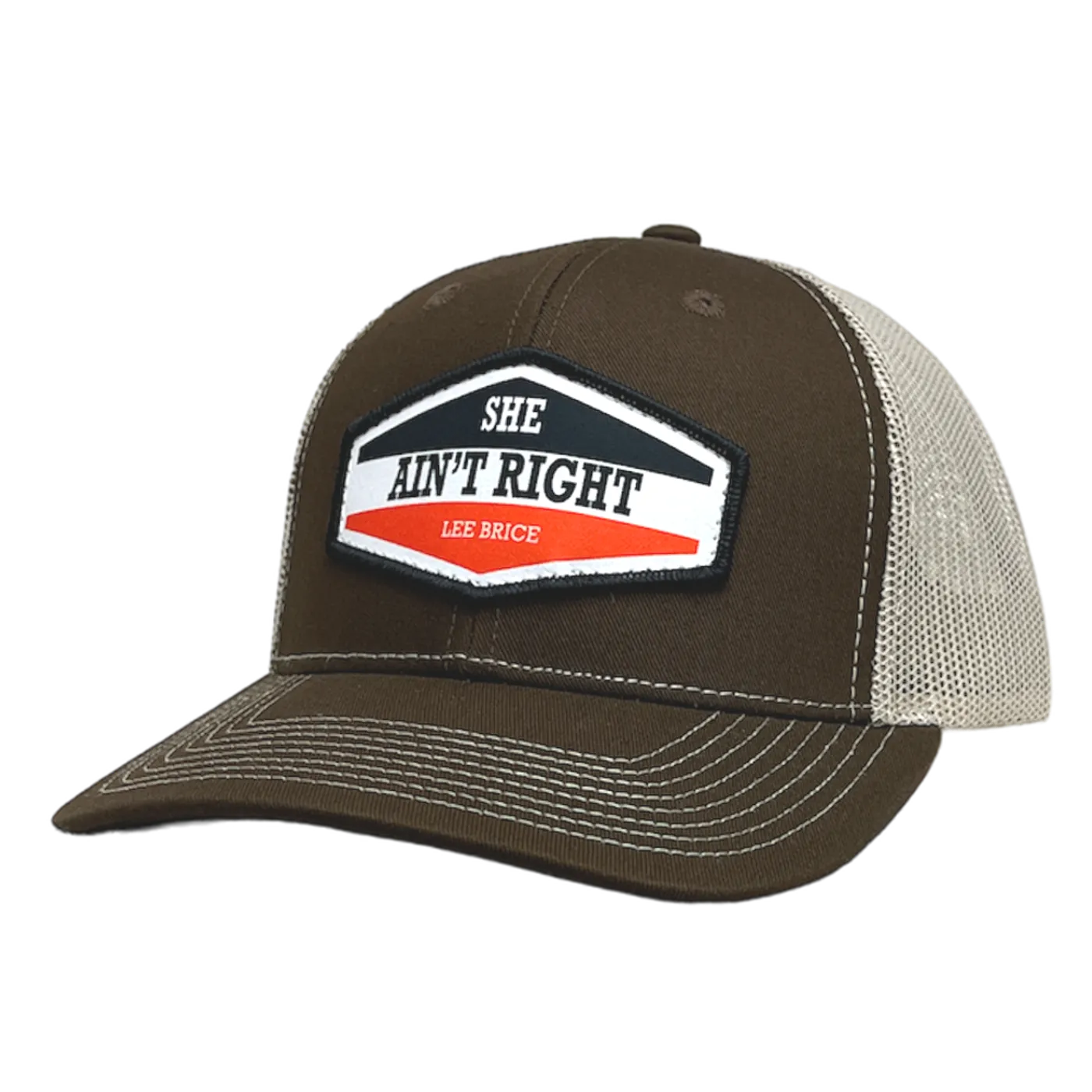 Lee Brice Brown and Khaki Ballcap