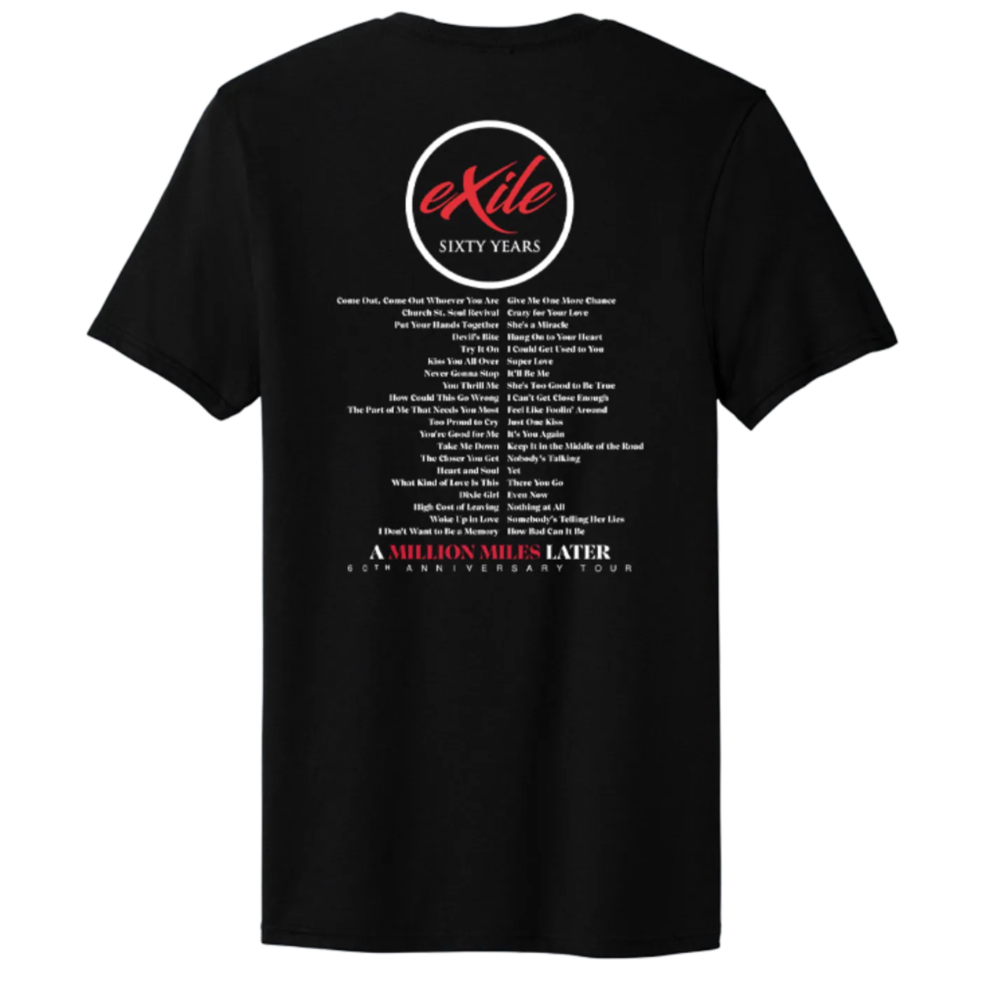 Exile Black Million Years Later Logo Tee