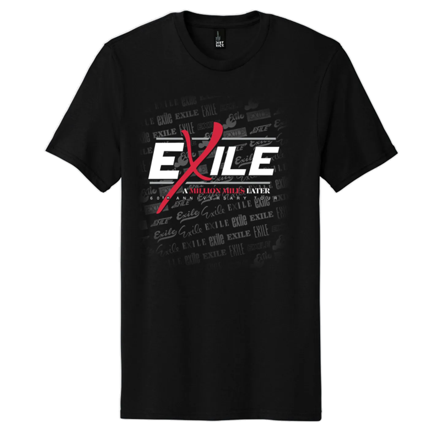 Exile Black Million Years Later Logo Tee
