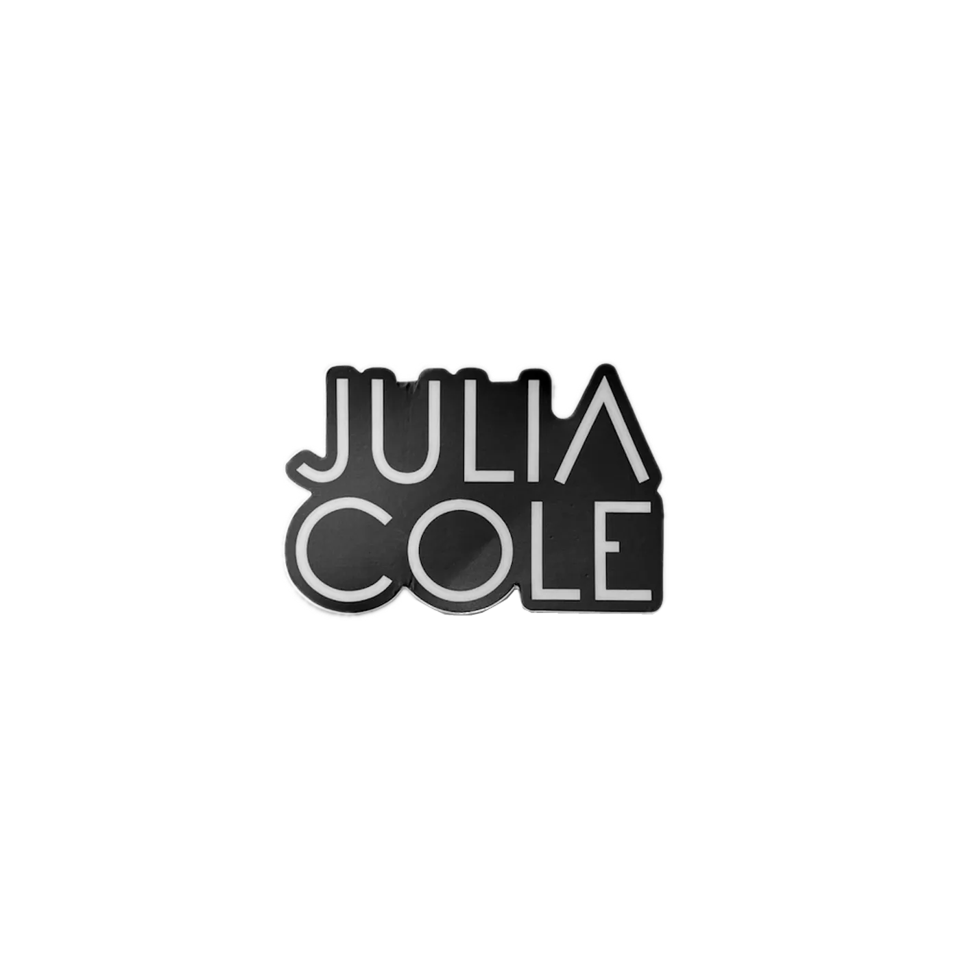 Julia Cole Die Cut Logo Vinyl Sticker