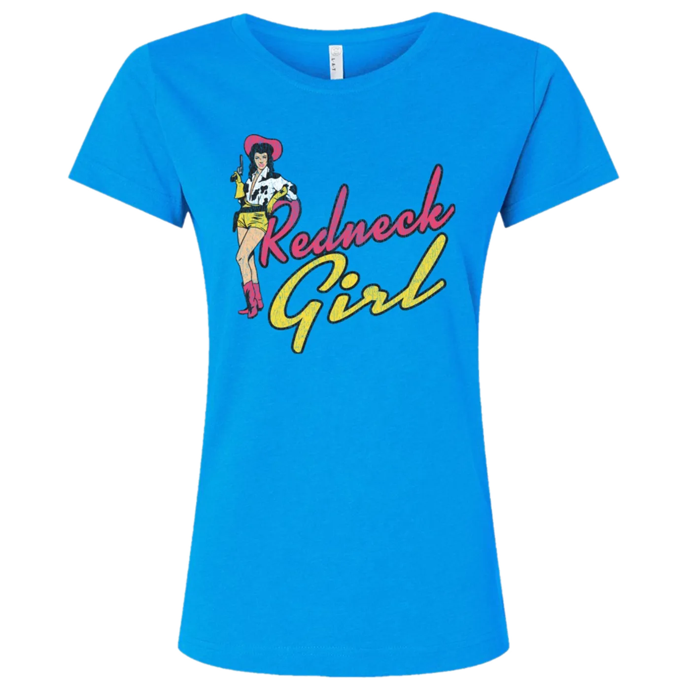 The Bellamy Brothers Ladies Turquoise Redneck Girl Tee