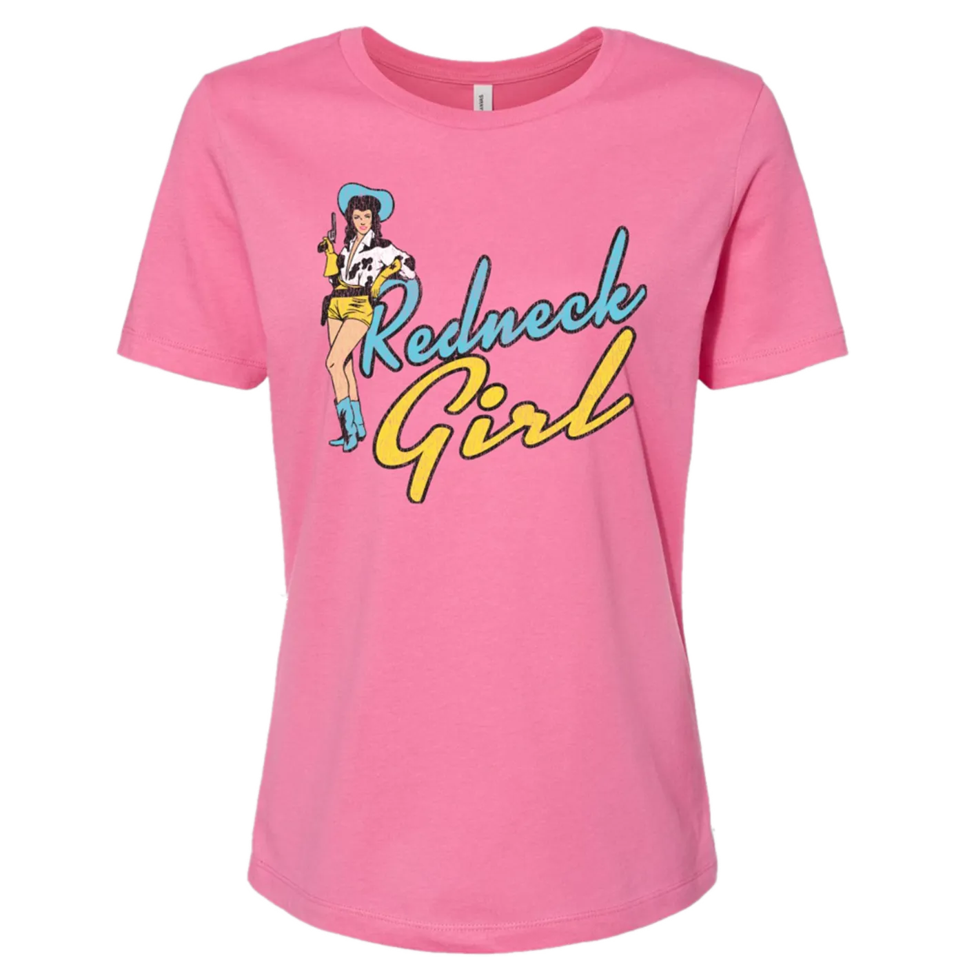 The Bellamy Brothers Ladies Pink Redneck Girl Tee