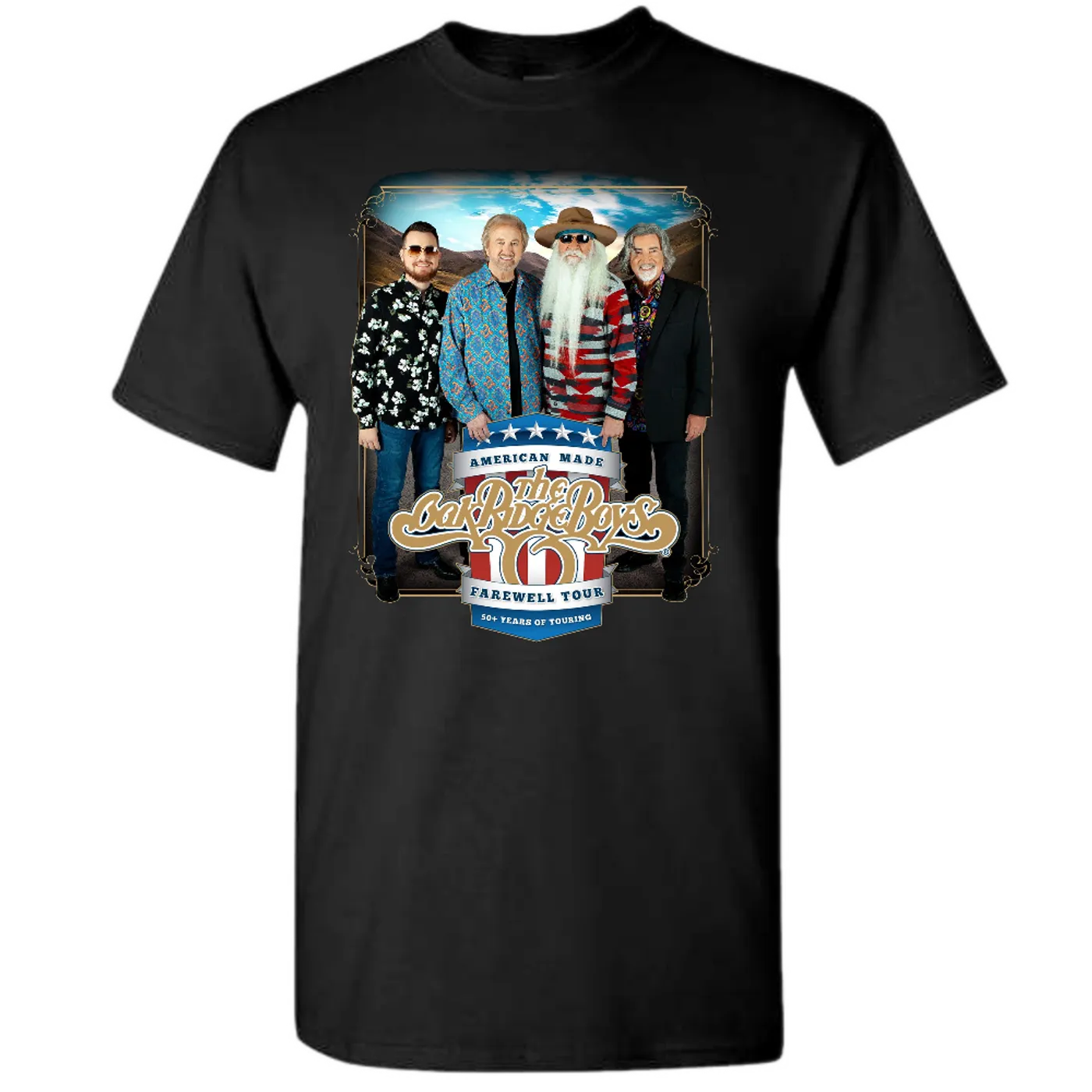The Oak Ridge Boys Black Farewell Tour Tee