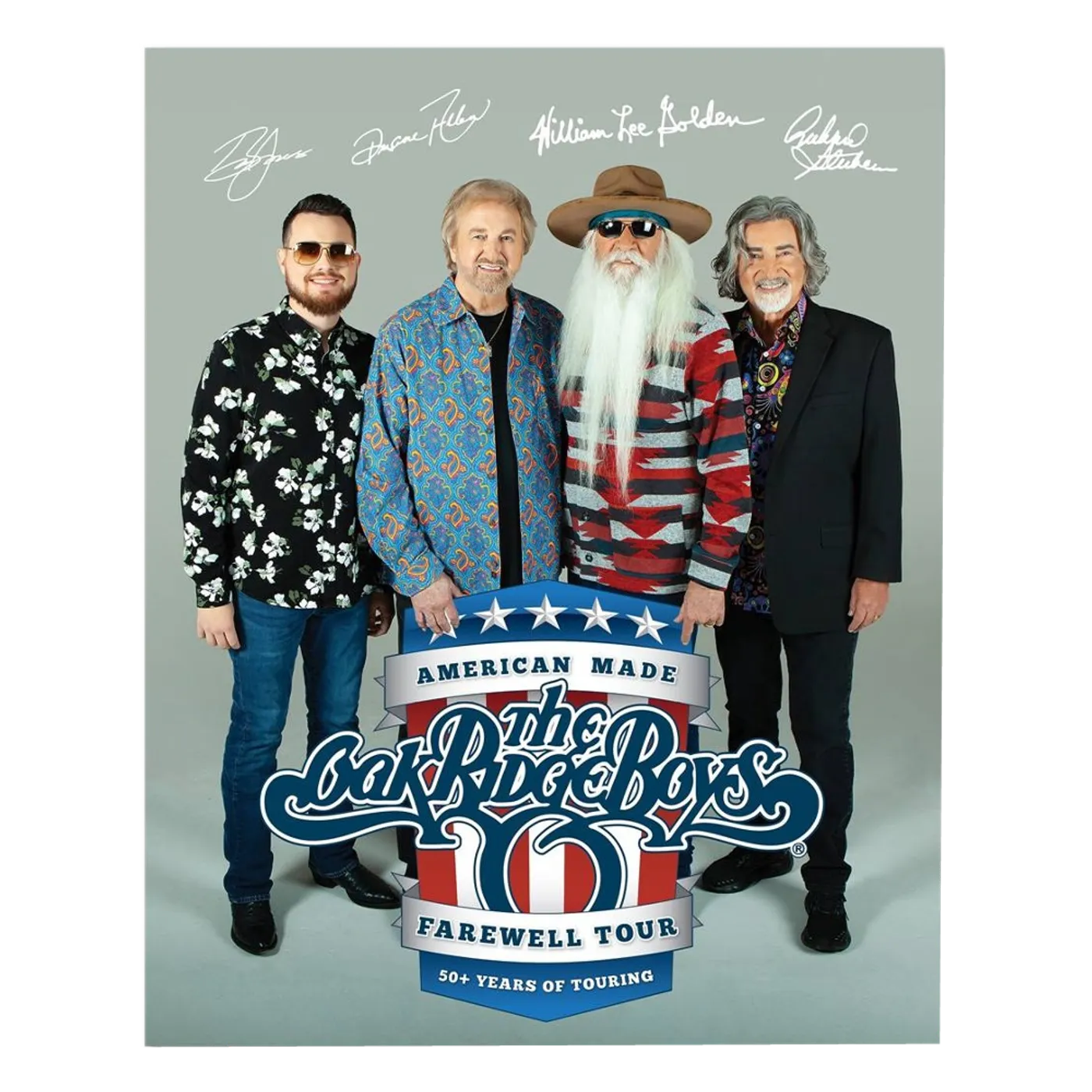 The Oak Ridge Boys 2024 Farewell Tour 8x10