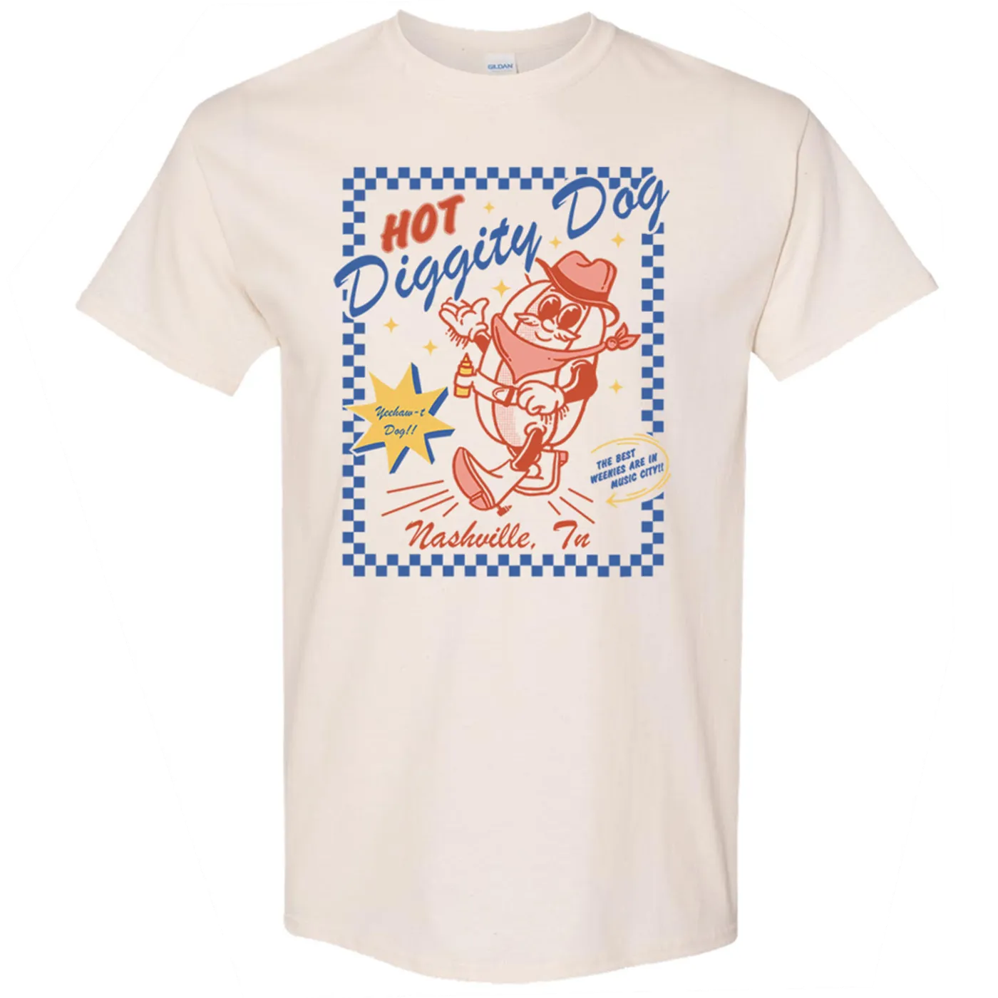 Nashville Natural Hot Diggity Dog Tee