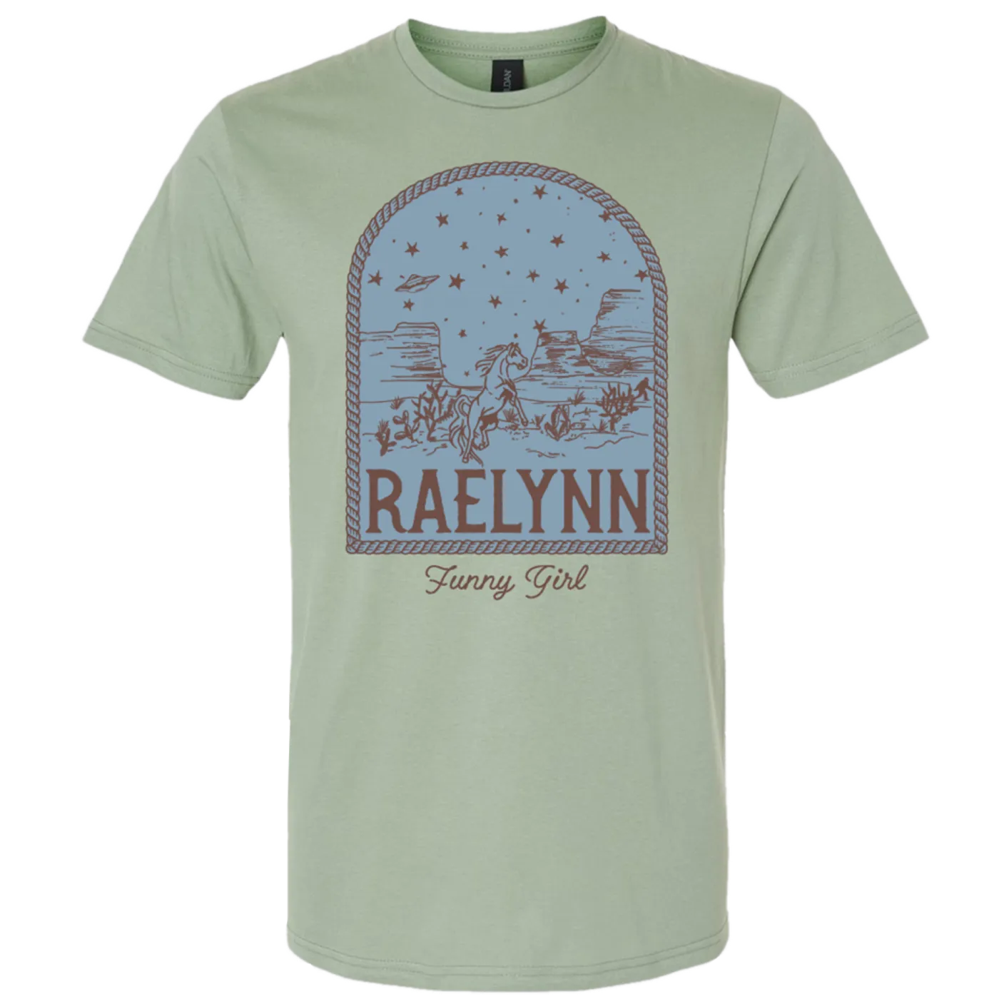 RaeLynn Sagestone Retro Funny Girl Tee