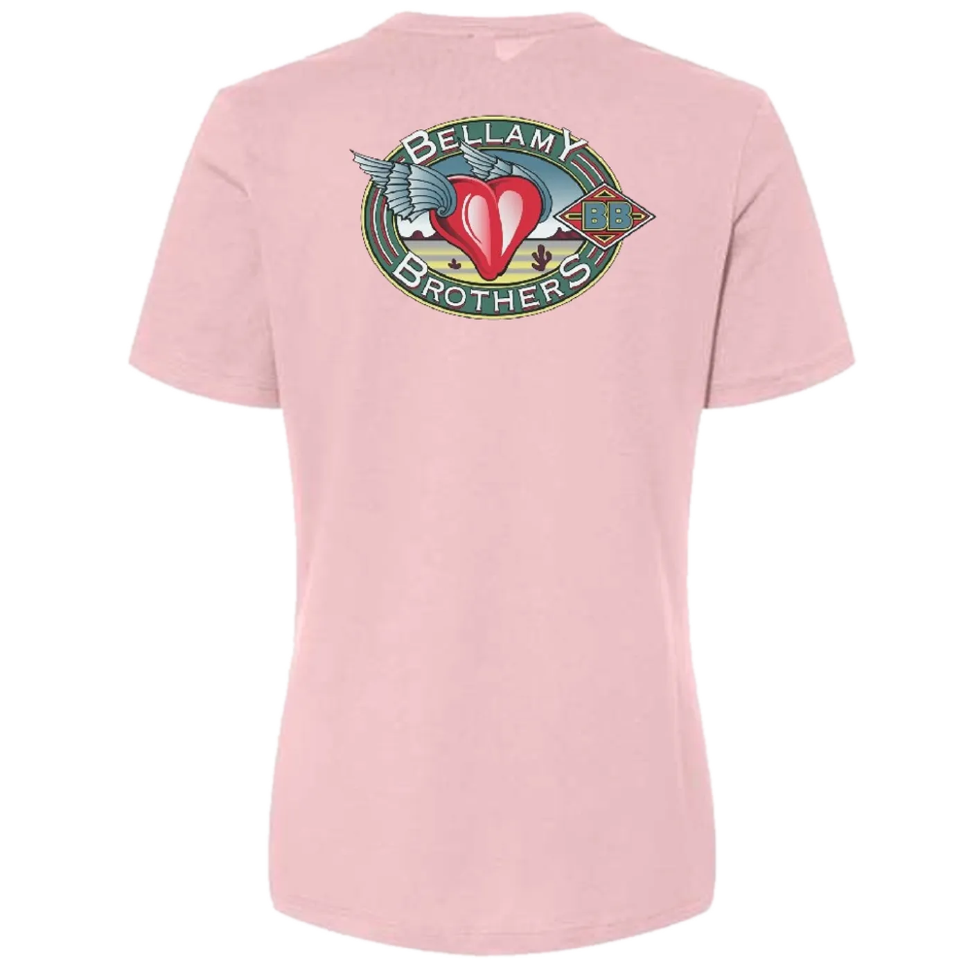 The Bellamy Brothers Ladies Pink Redneck Girls Truck Tee