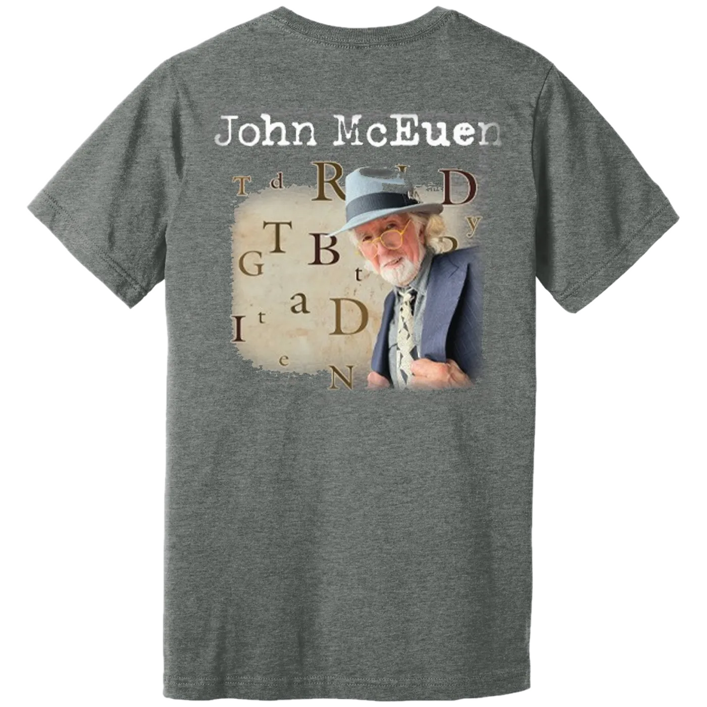 John McEuen The Newsman Tee PLUS CD Bundle
