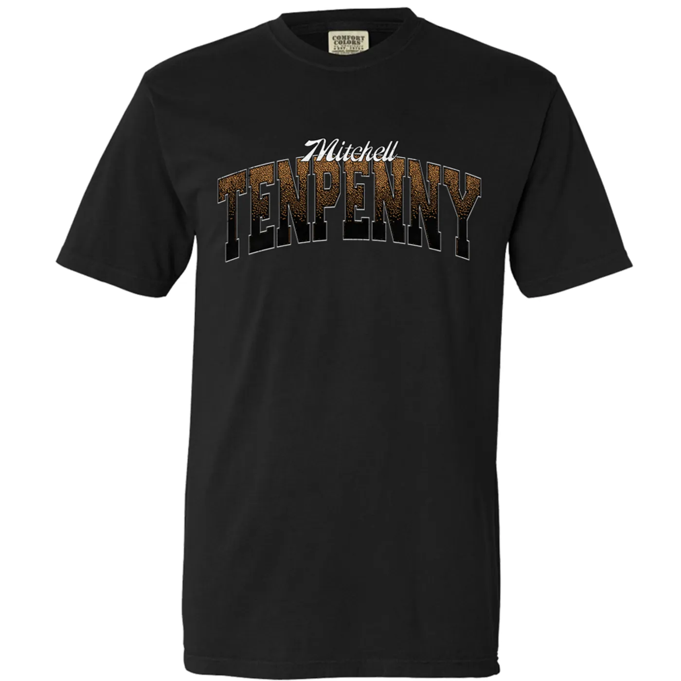 Mitchell Tenpenny Black Nashville Skyline Tee