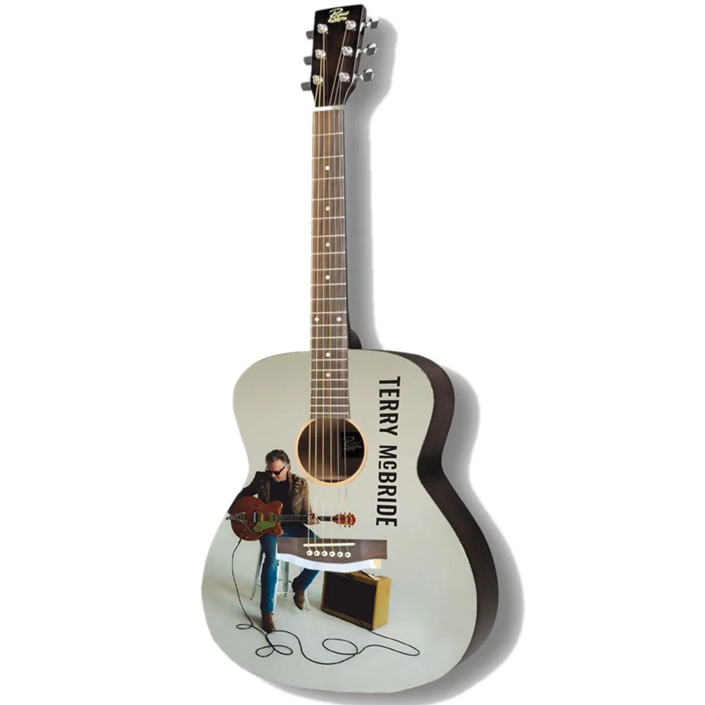 Terry McBride AUTOGRAPHED Acoustic Guitar w/ Amp