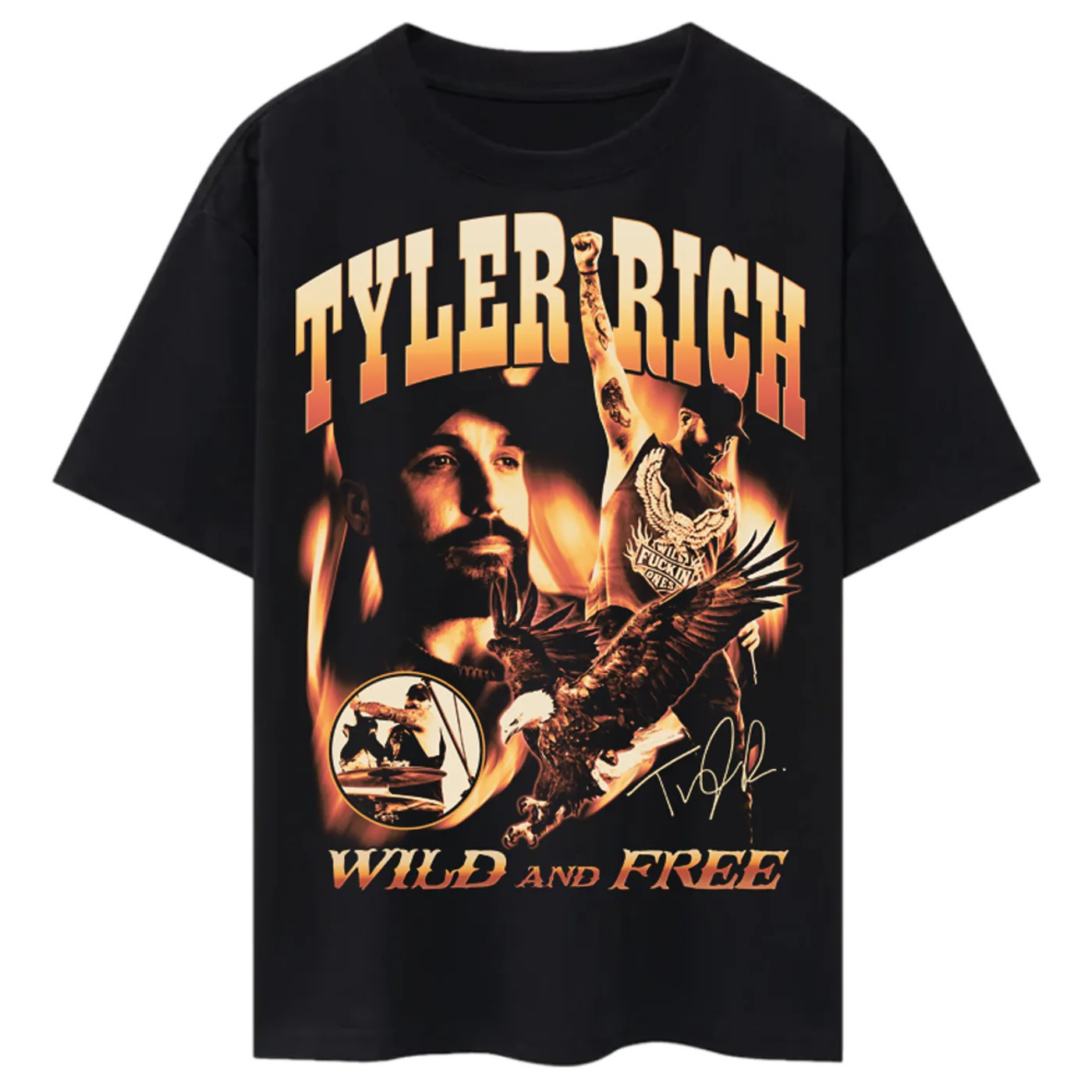 Tyler Rich Wild and Free Black Tee
