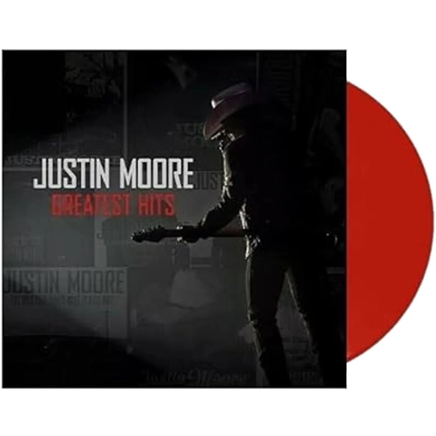 Justin Moore Red Vinyl- Greatest Hits