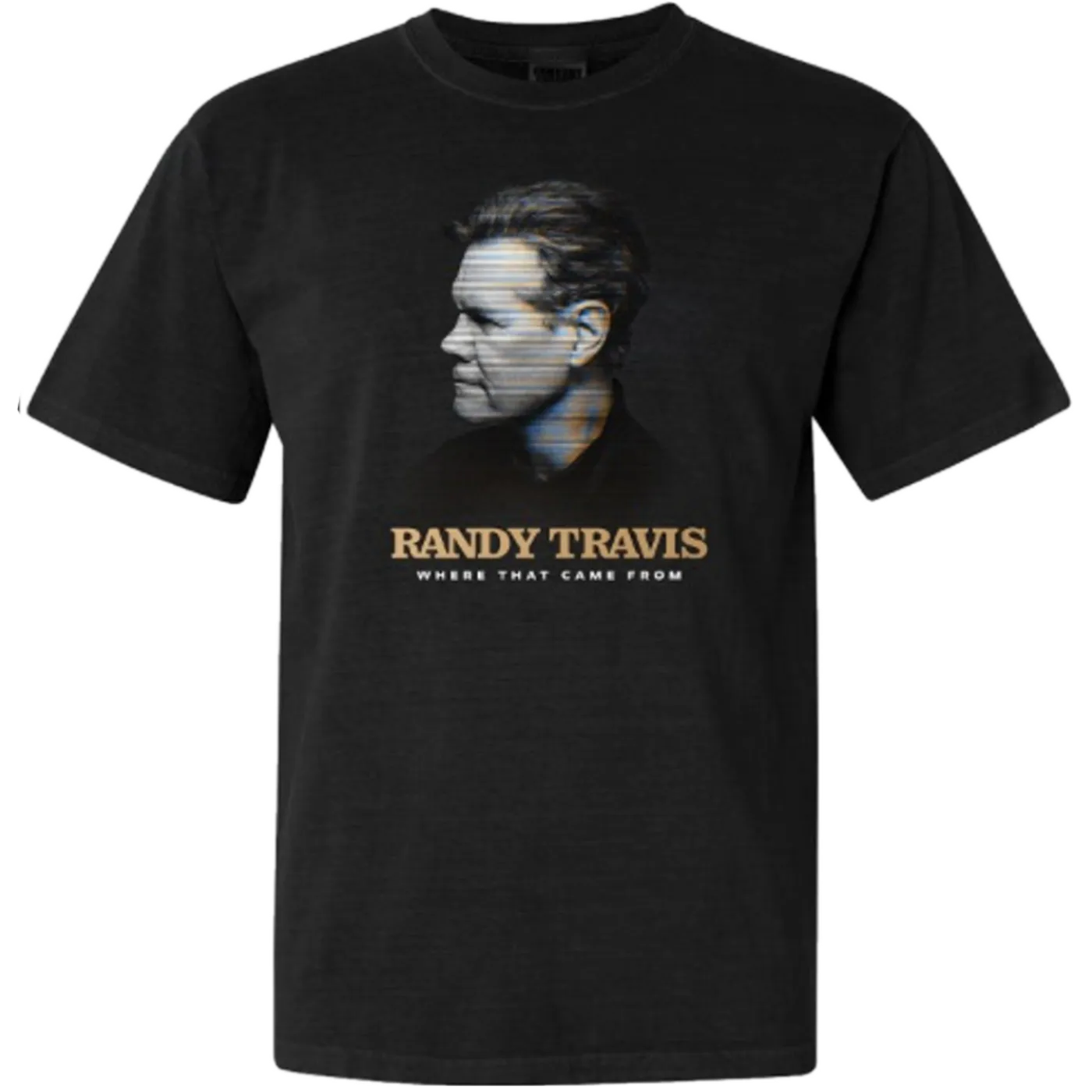 Randy Travis LIMITED EDITION Where That Came From Black Tee