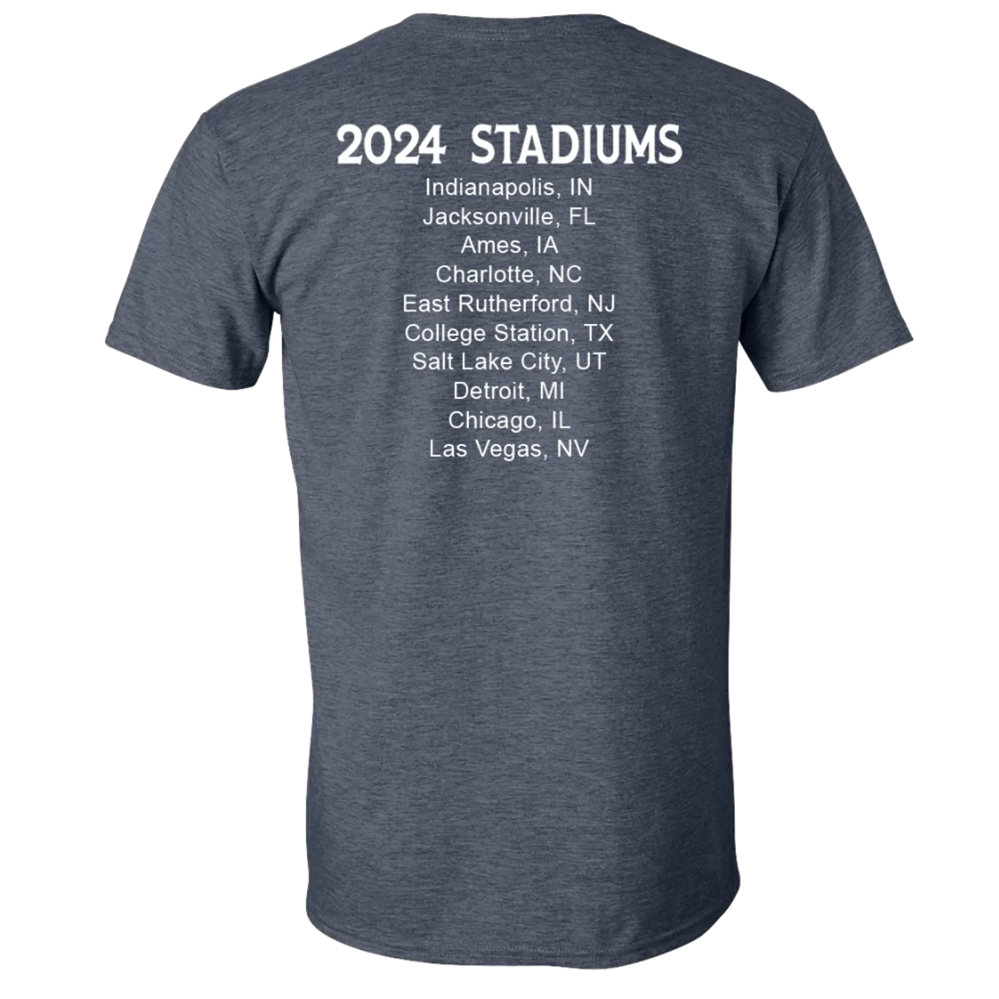 George Strait Heather Navy Diamond Logo Tee