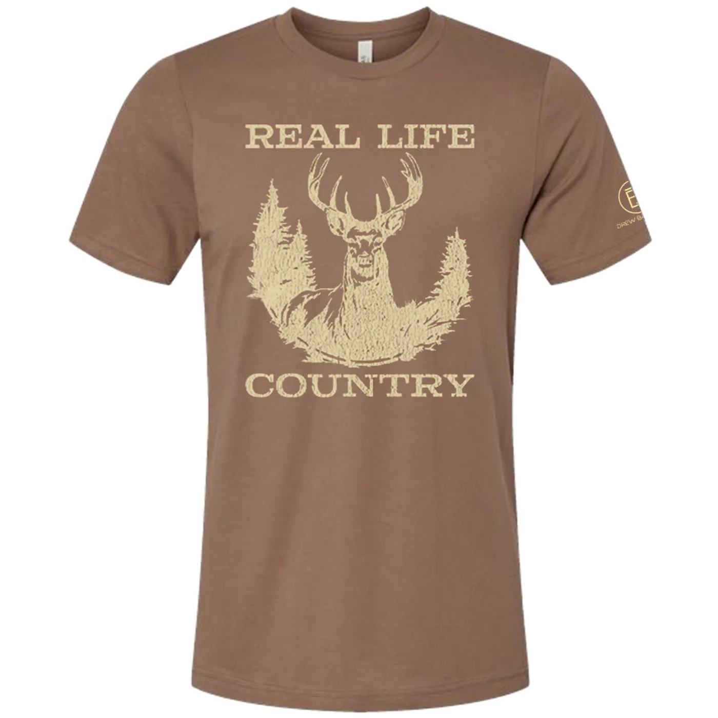 Drew Baldridge Vintage Brown Real Life Country Tee
