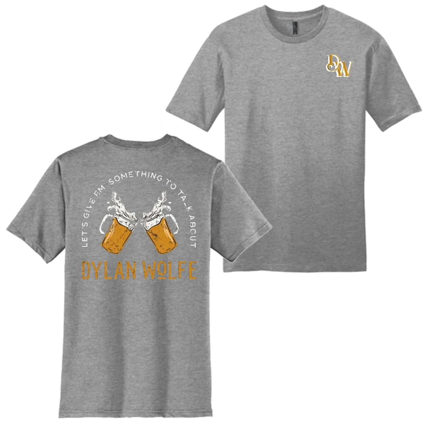 Dylan Wolfe Grey Frost Something To Talk About Tee