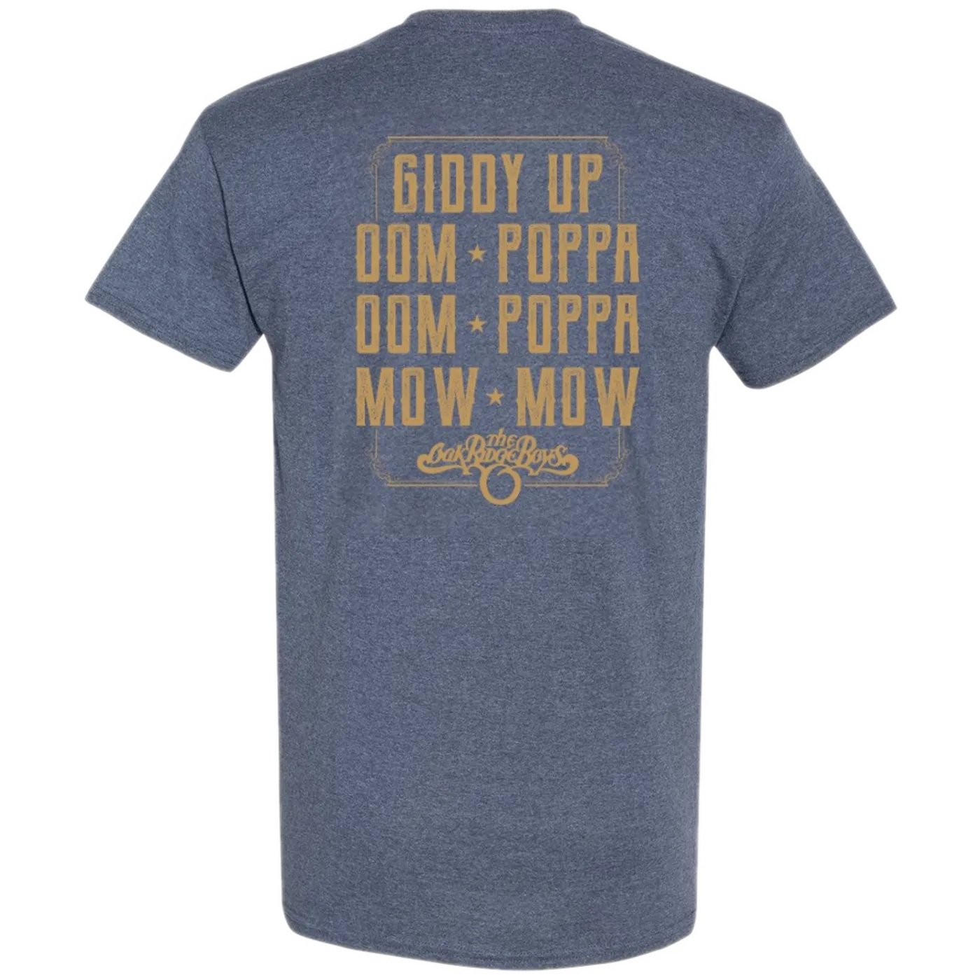 The Oak Ridge Boys Heather Navy Farewell Tour Tee
