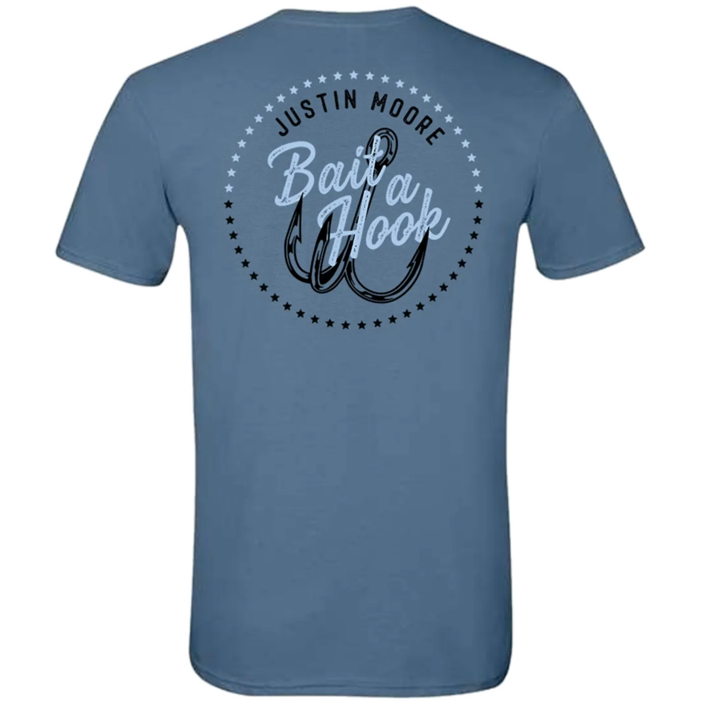 Justin Moore Blue Bait A Hook Tee