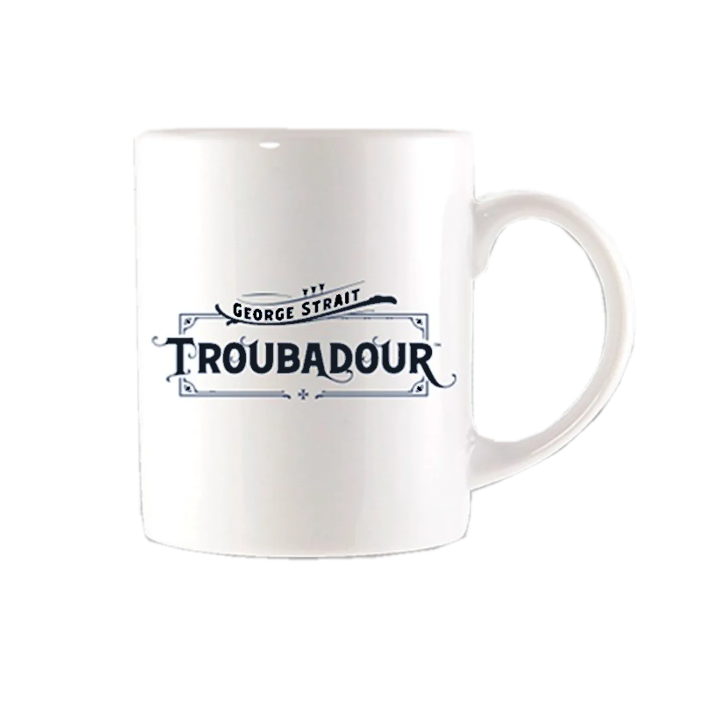 George Strait Troubadour Black Logo Coffee Mug