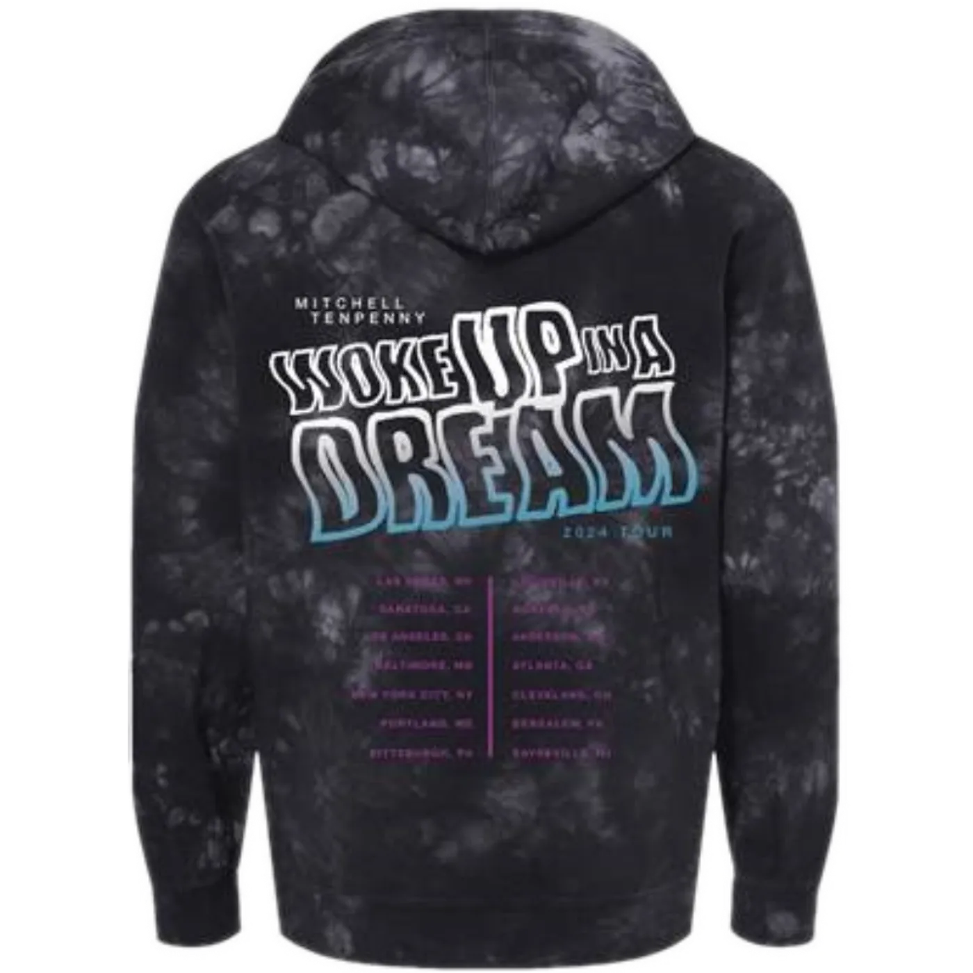 Mitchell Tenpenny Woke Up In A Dream Tour Hoodie