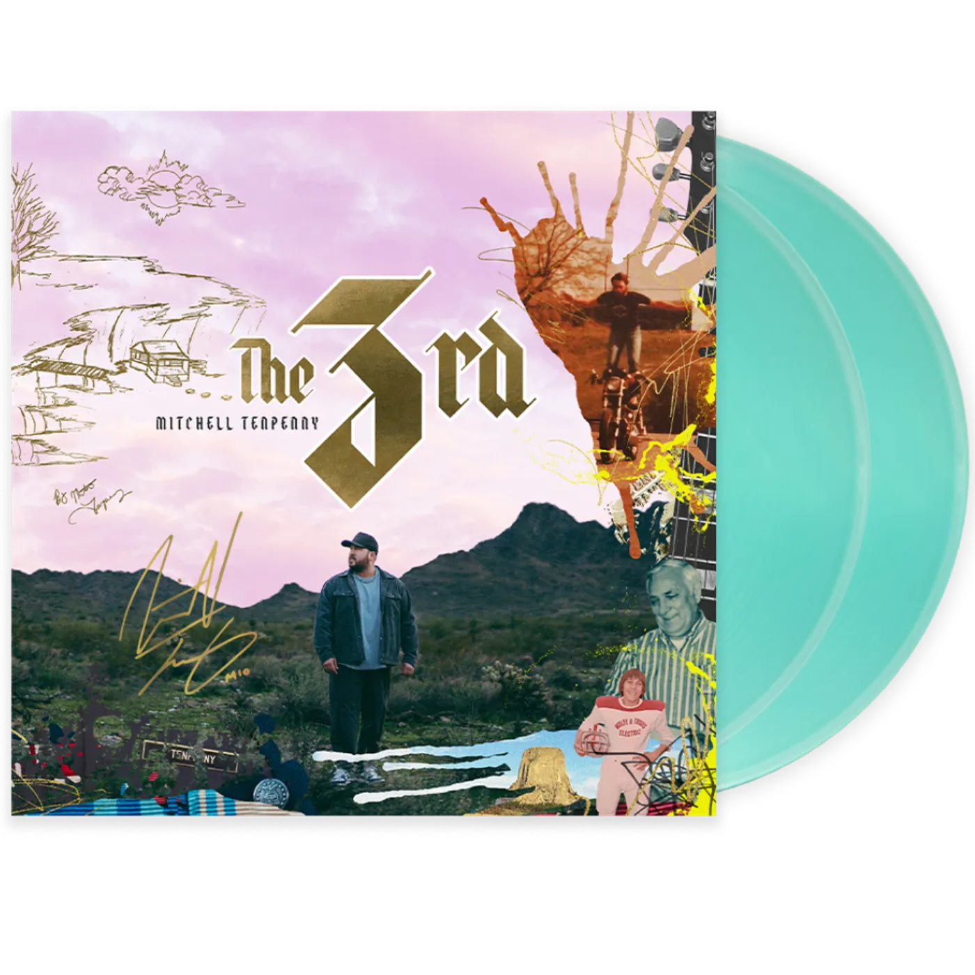 Mitchell Tenpenny The 3rd Signed Double Vinyl