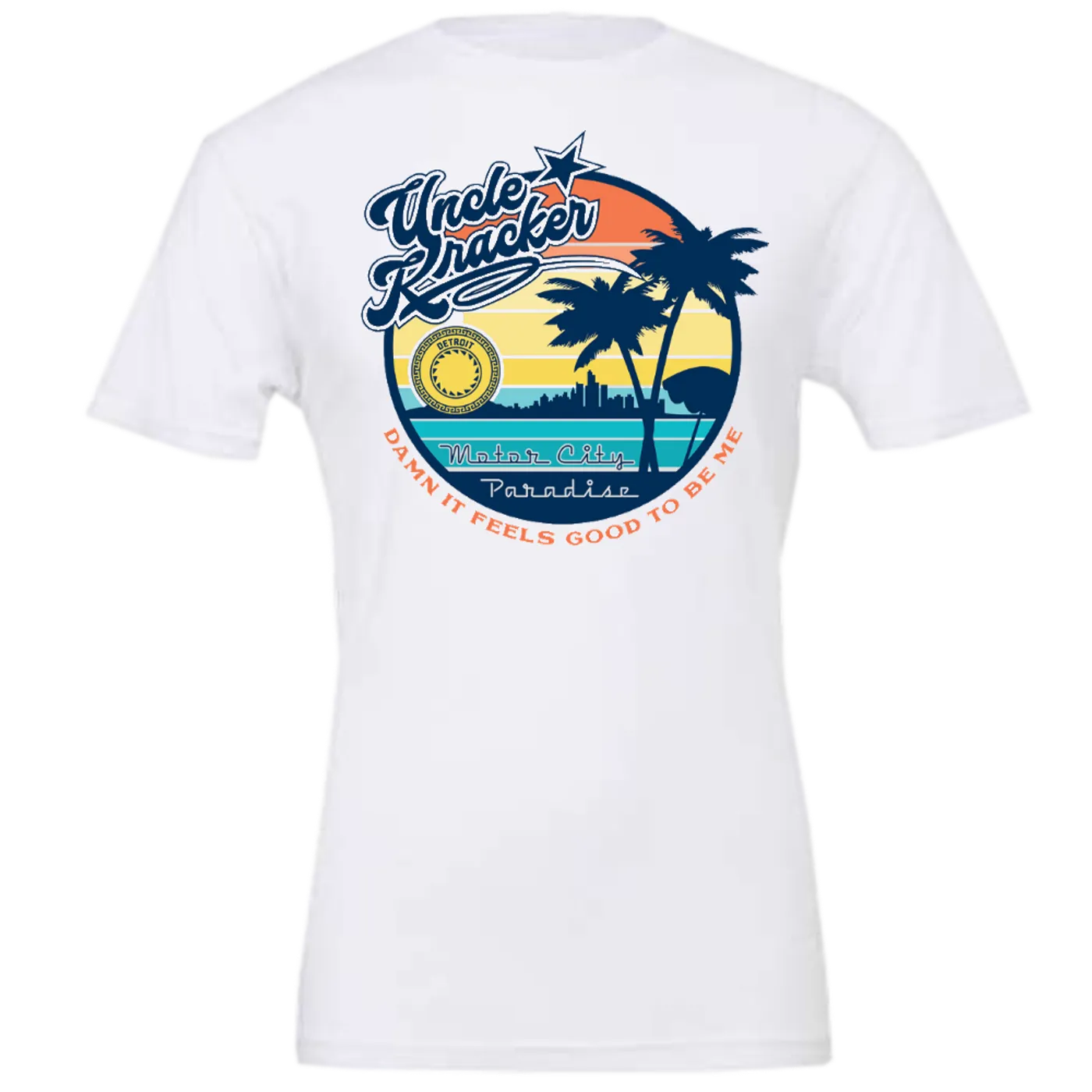 Uncle Kracker White Motor City Paradise Tee