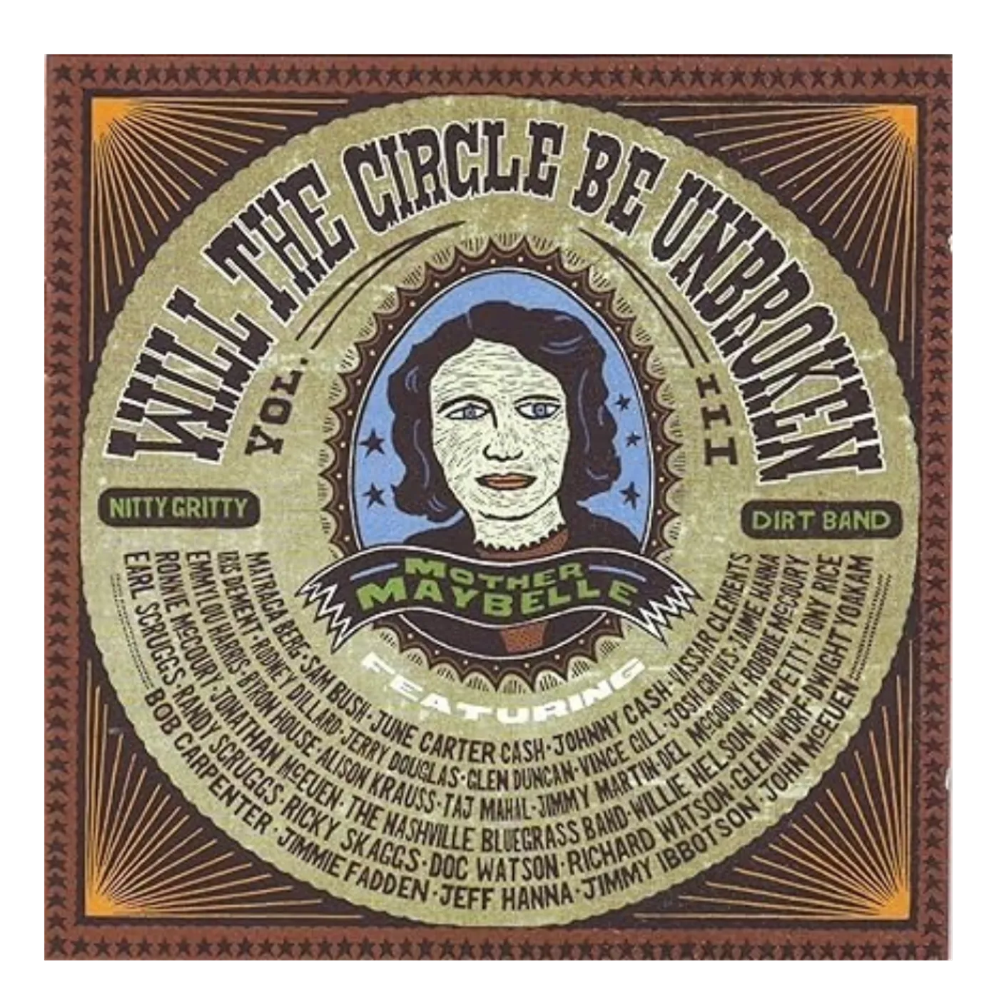John McEuen Singed Will the Circle Be Unbroken Vol. III by the Nitty Gritty Dirt Band