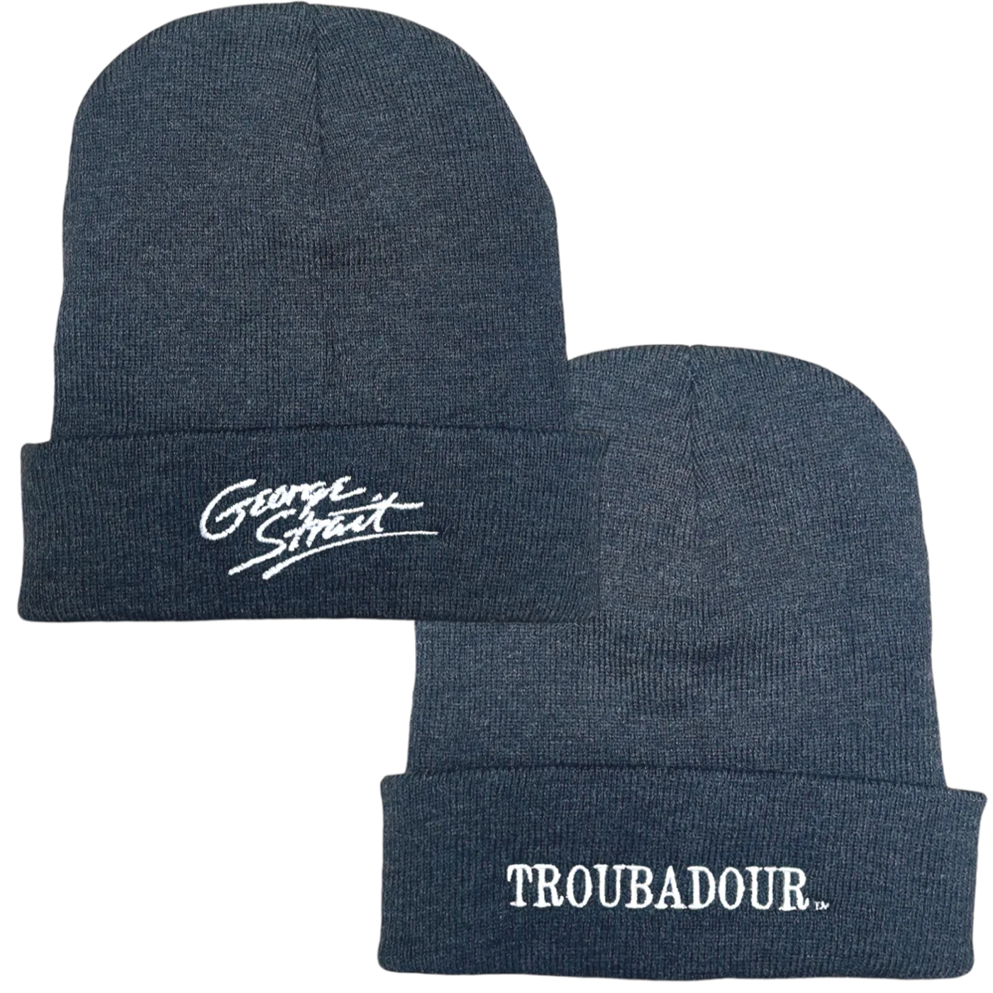 George Strait Heather Charcoal Troubadour Beanie