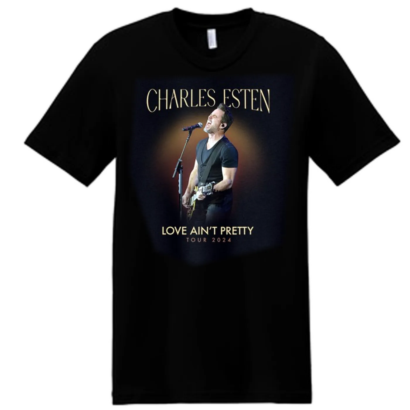 Charles Esten Love Ain't Pretty Tour Black Tee