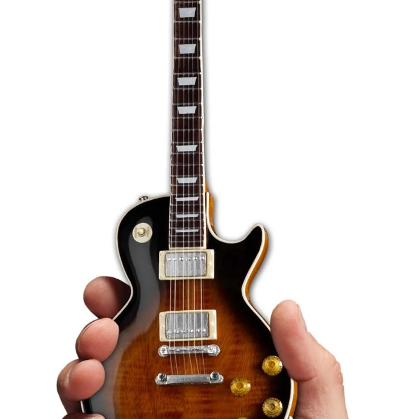 gibson guitars Axe Heaven Gibson 1959 Les Paul Traditional Tobacco Burst Mini Guitar Collectible