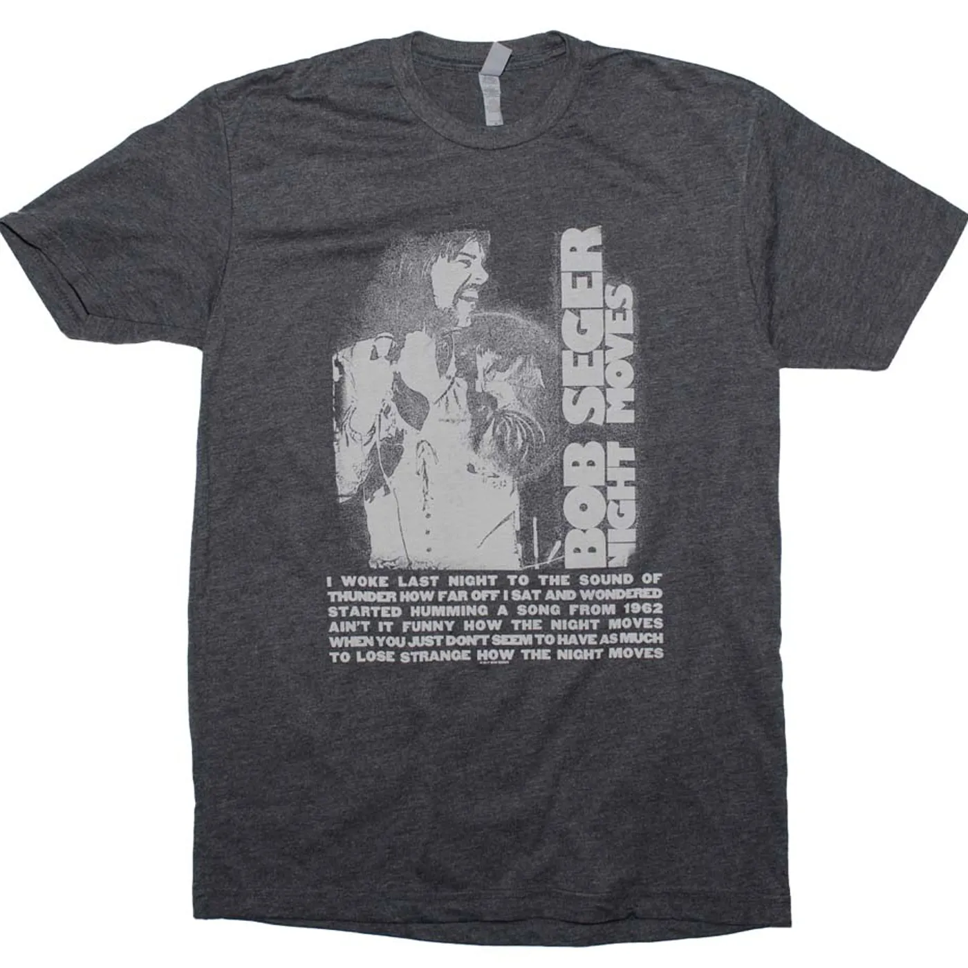 Bob Seger & The Silver Bullet Band T Shirt | Bob Seger Night Moves T-Shirt