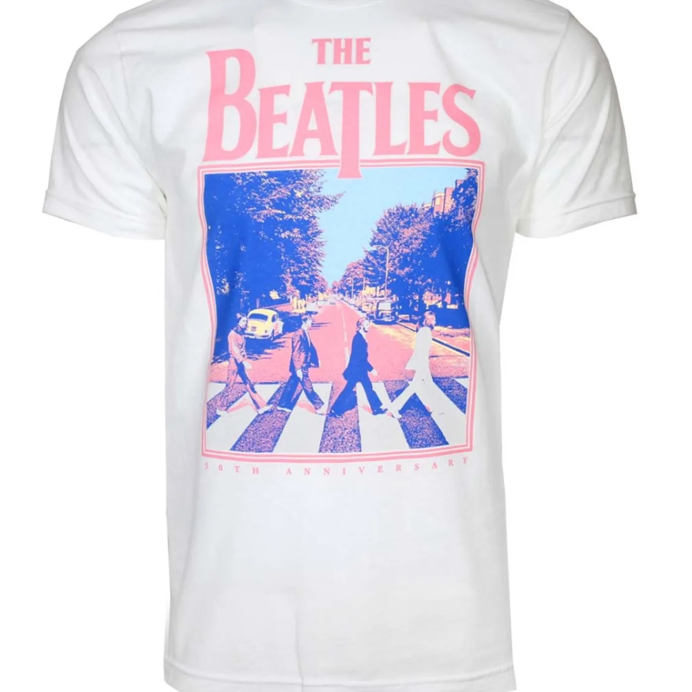 The BeatlesT Shirt | Beatles 50th Anniversary Abbey Road White T-Shirt
