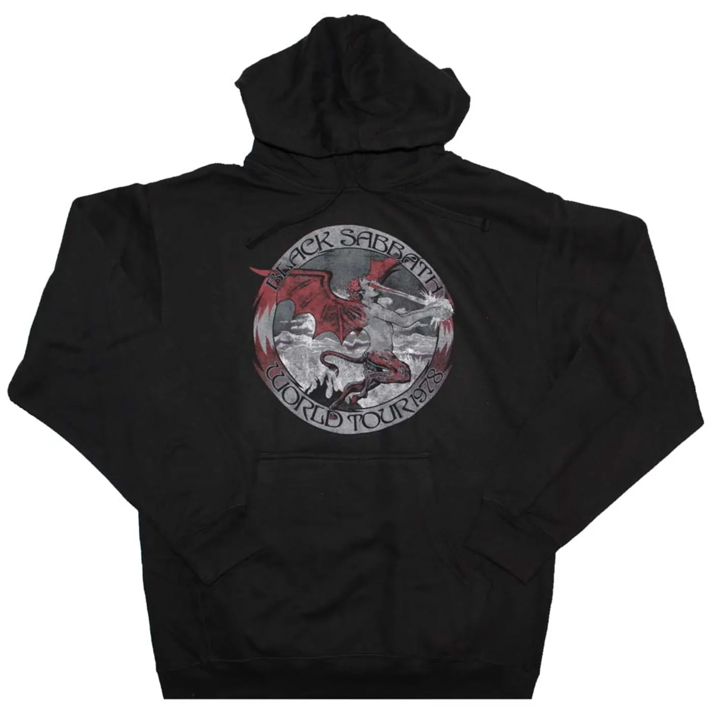 Black Sabbath Tour 78 Pullover Hooded Sweatshirt