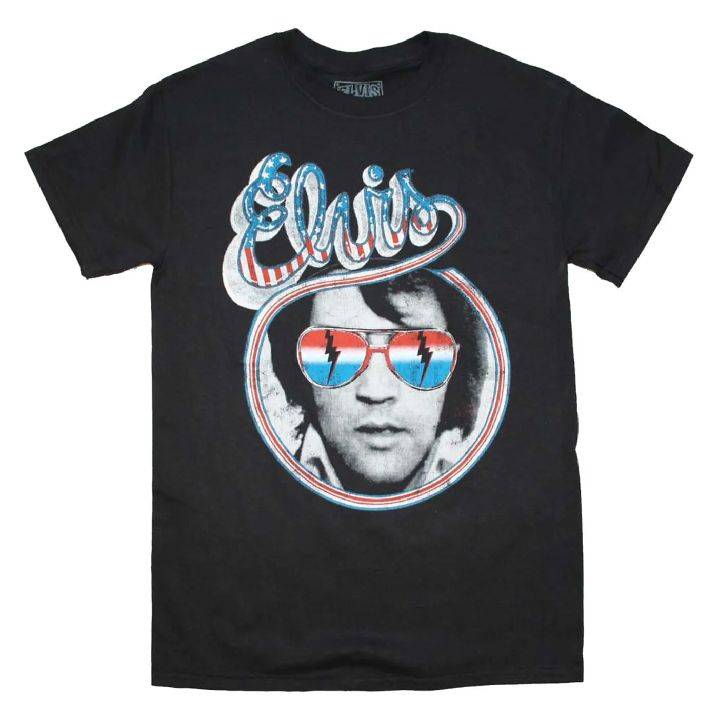 Elvis Presley T Shirt | Elvis Presley Red, White and Blue Photo T-Shirt