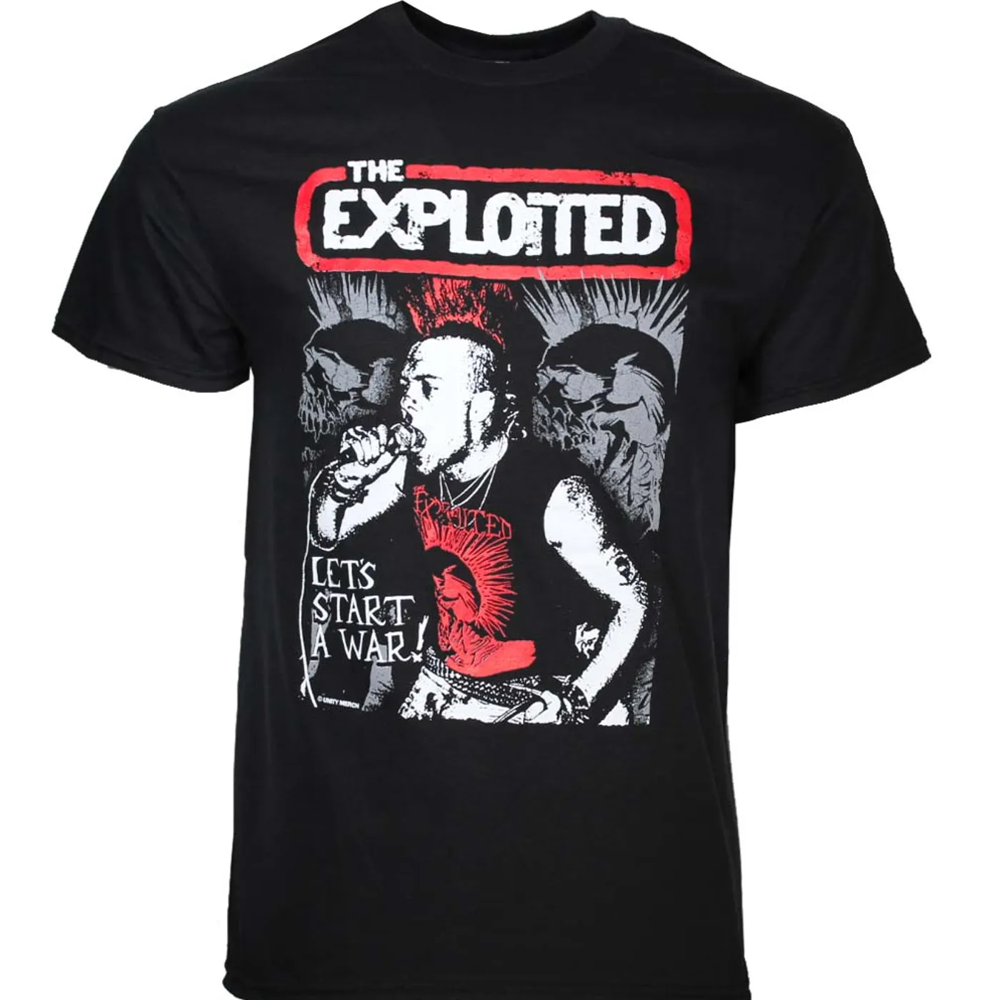 The Exploited T Shirt | Exploited Let's Start a War T-Shirt