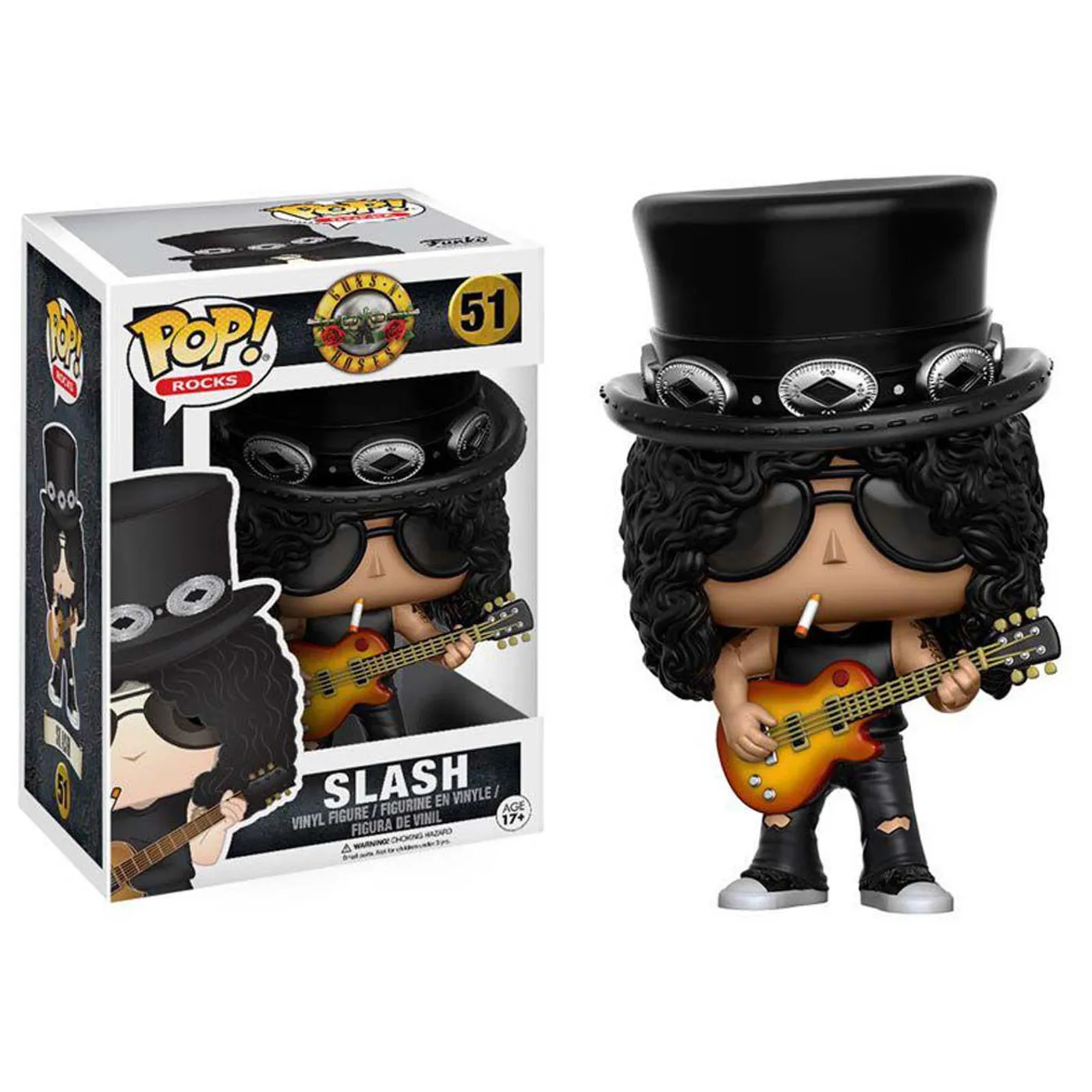 Funko Toys Guns N' Roses Slash Pop Rocks Vinyl Figure
