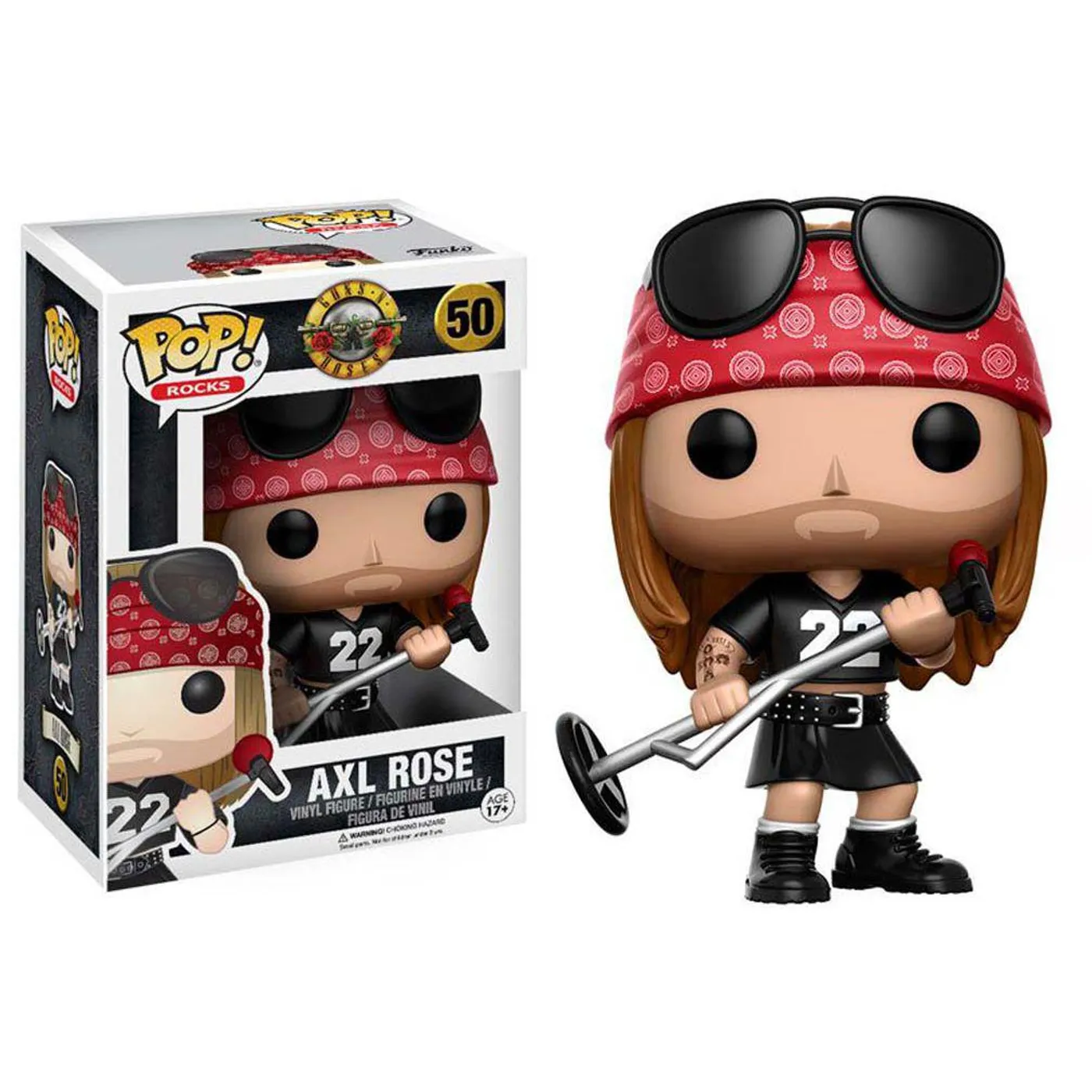 Funko Toys Guns N' Roses Axl Rose Pop Rocks Vinyl Figure