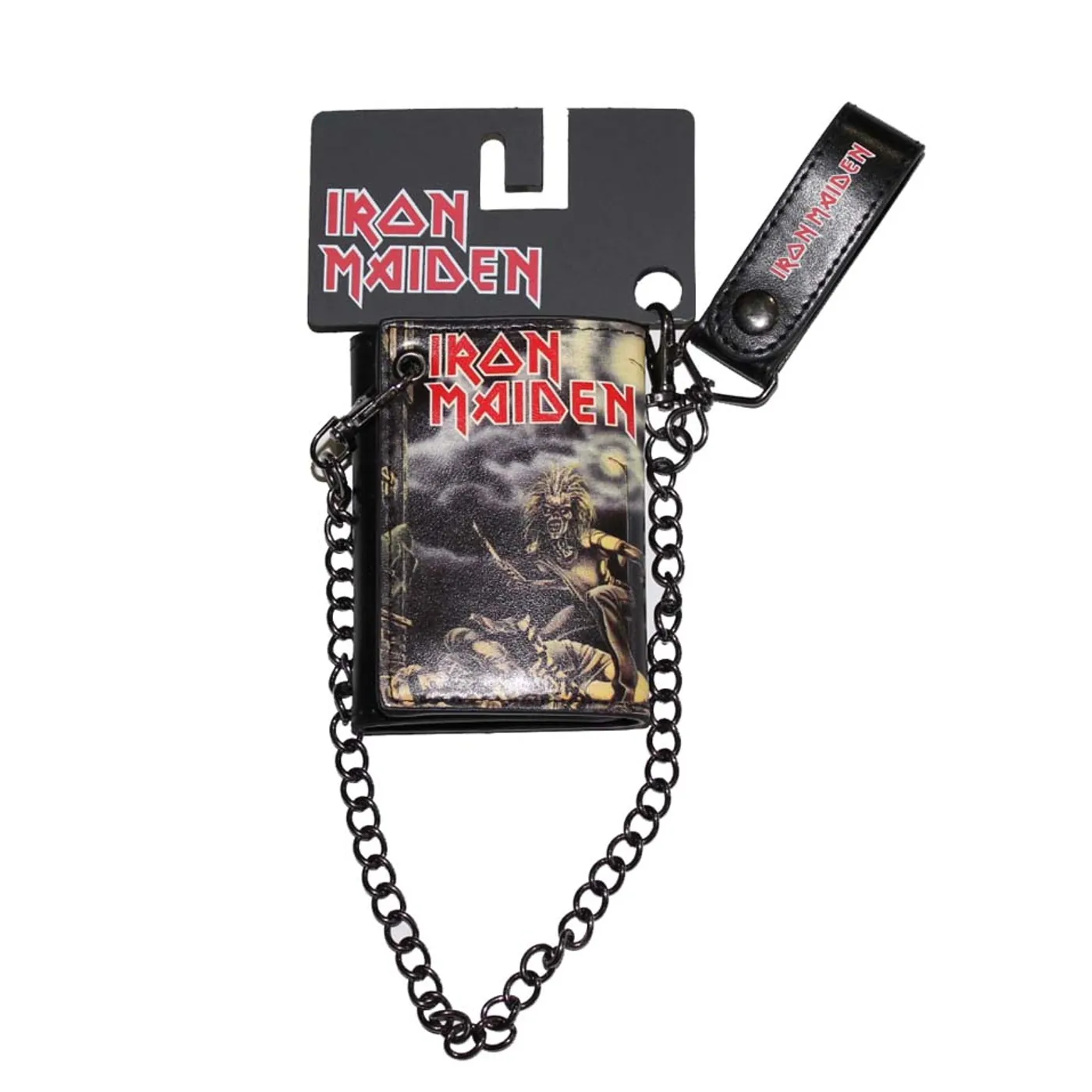 Iron Maiden Sanctuary Trifold Wallet & Chain