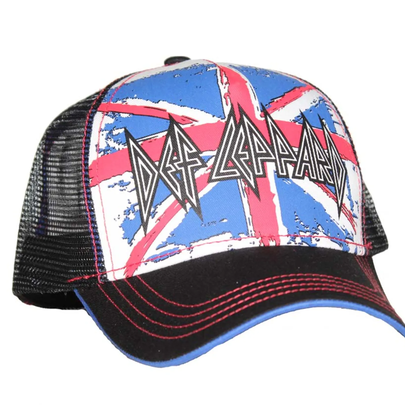 Def Leppard Union Jack Mesh Back Trucker Hat
