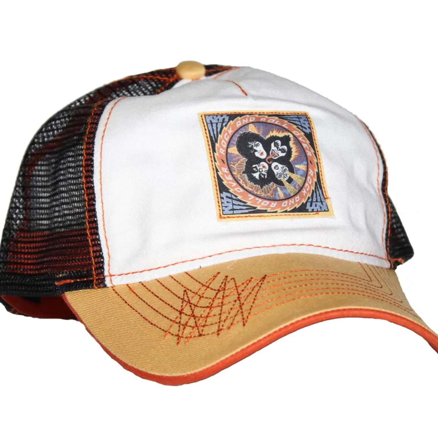 KISS Rock and Roll Mesh Back Trucker Hat
