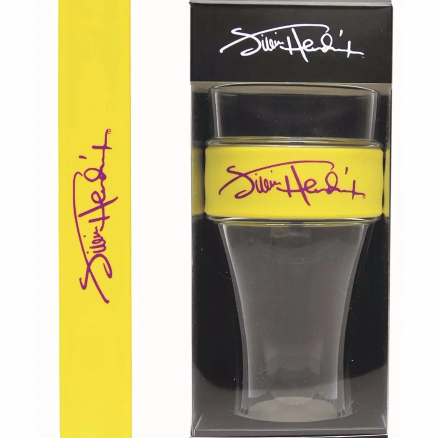 Jimi Hendrix Purple Signature Heavy Duty Slap Band Pint Glass