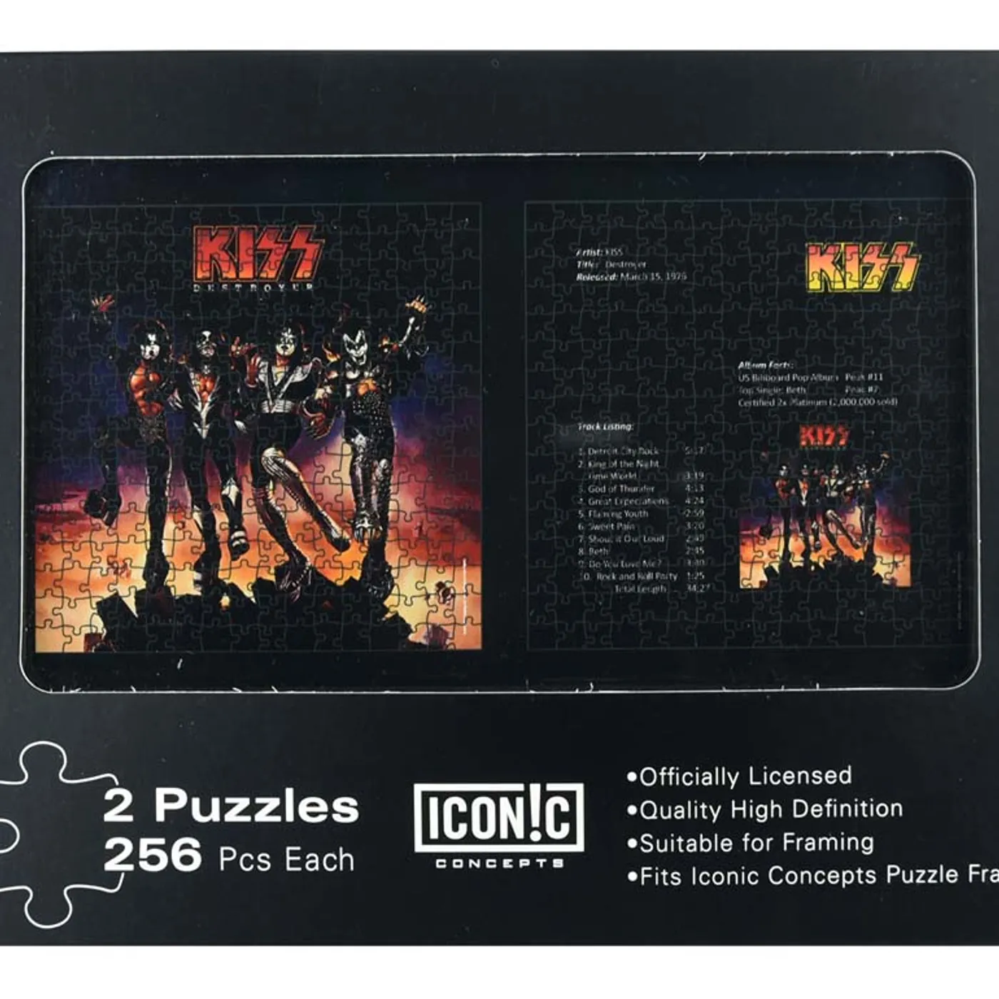KISS Destroyer Dual Puzzle Pack (2 Puzzles)