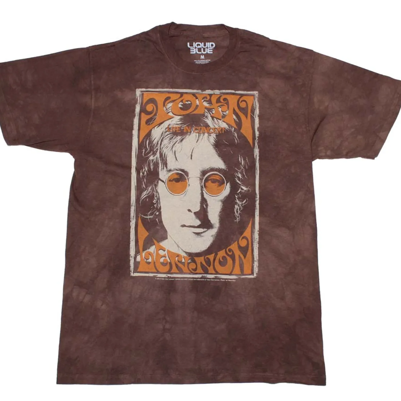 John Lennon T Shirt | John Lennon Live In NYC Tie Dye T-Shirt