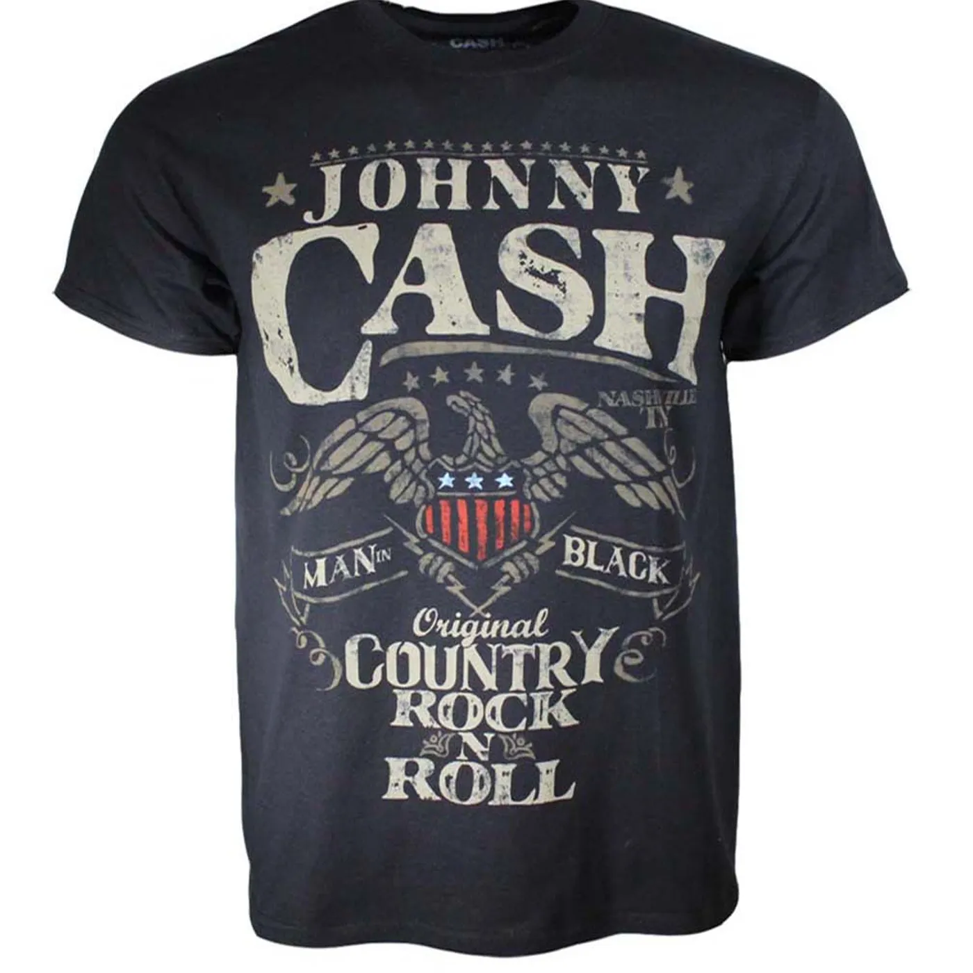 Johnny Cash T Shirt | Johnny Cash Country Rock N Roll T-Shirt